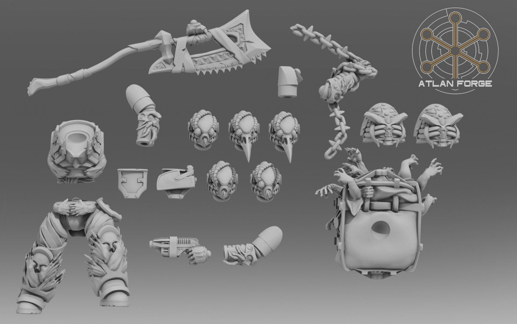 Manus Mortis Amputator 32mm wargame fantasy miniature dnd wargaming miniature dungeons and dragons painting gift RPG tabletop minis