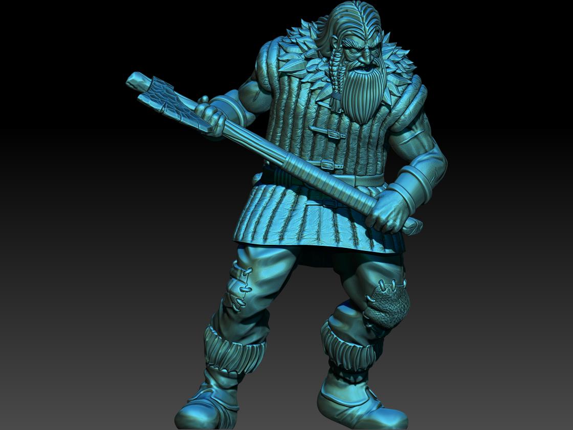 Bearmen Scouts 28mm miniatures dnd mini wargaming miniatures dungeon and dragons miniatures for painting fantasy miniatures gift