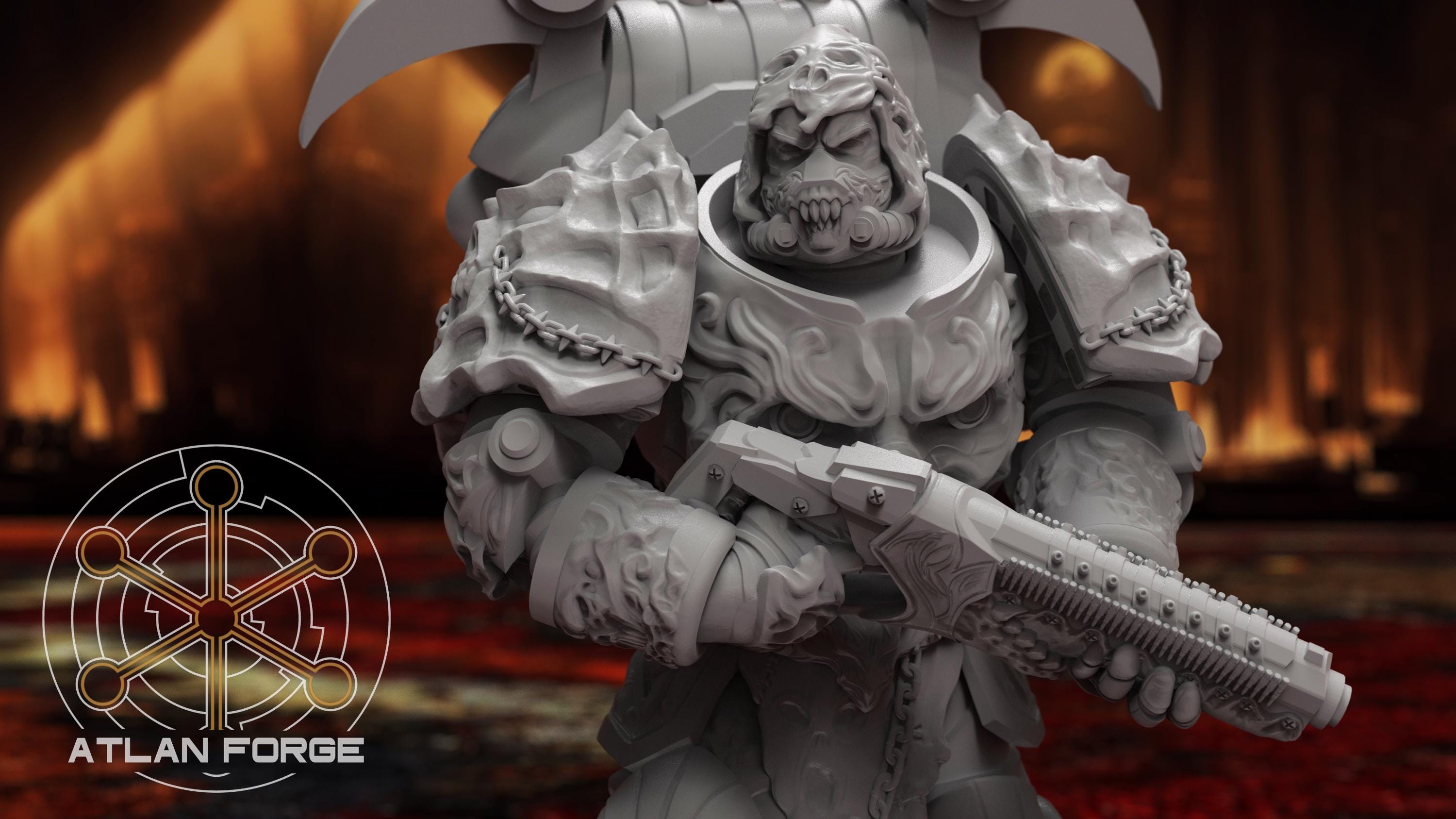 Nekramoroi Shades 32mm scale sci-fi fantasy for tabletop games grimdark RPGs dnd wargaming miniature dungeons and dragons