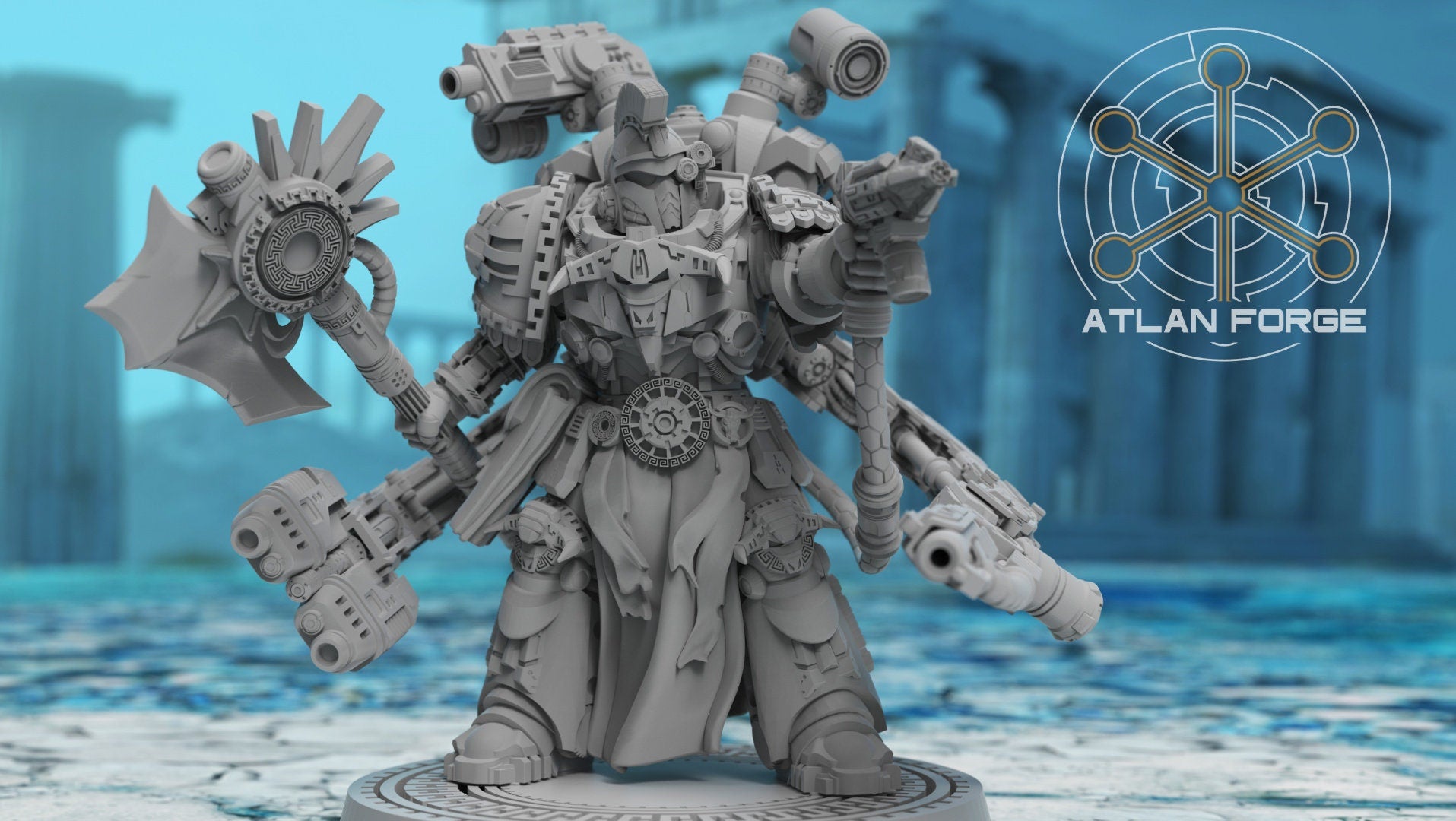 Minoan Archimedae 32mm wargame fantasy miniature dnd wargaming miniature dungeons and dragons painting gift RPG tabletop minis