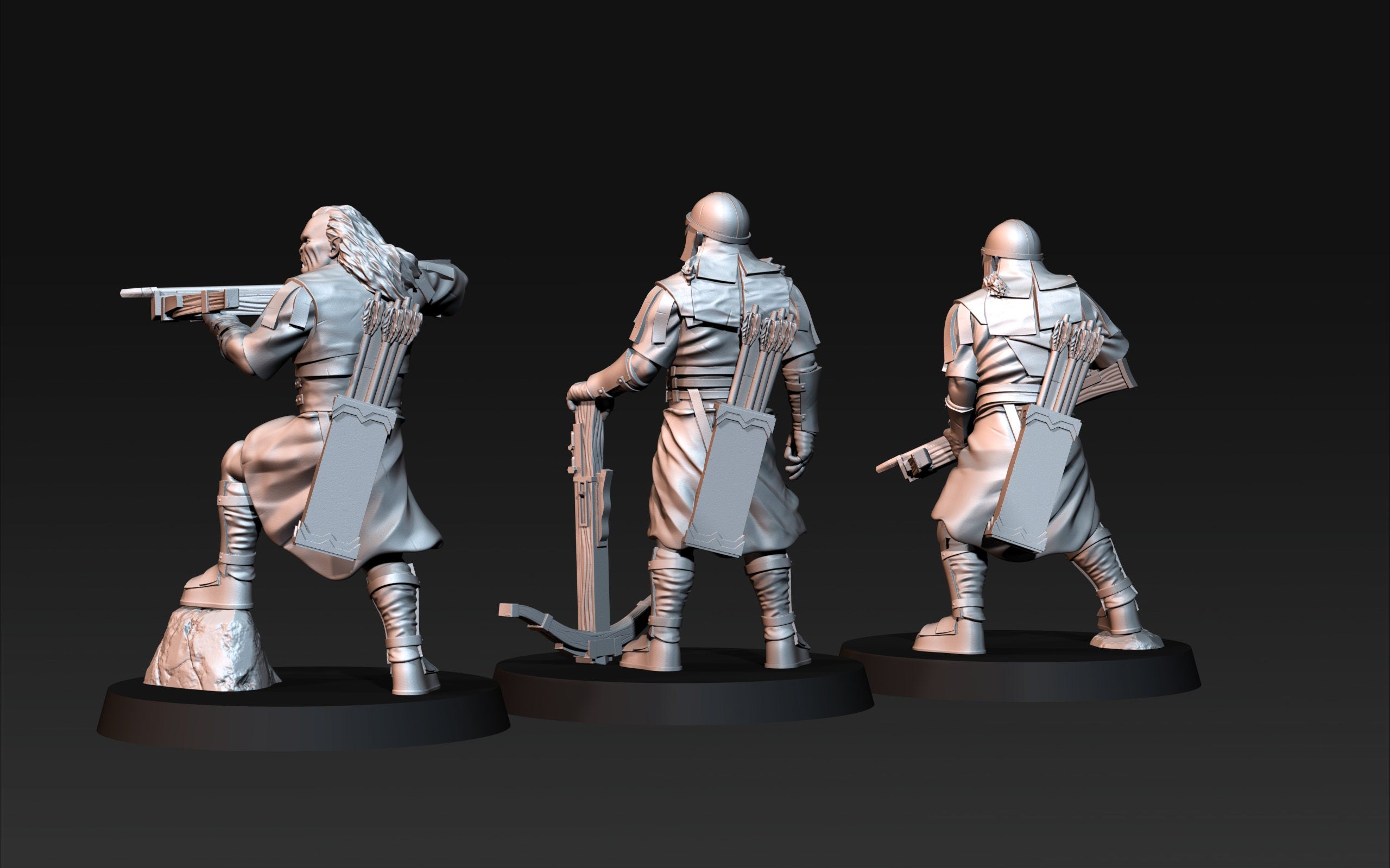 Blood Orc Crossbows 28mm miniatures dnd gift fantasy miniatures dungeons and dragons wargaming miniatures tabletop wargames miniature