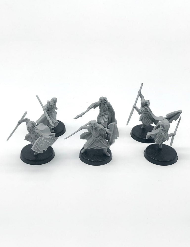 Bloody Elf King Guard 28mm miniatures dnd fantasy miniatures dungeons and dragons miniatures painting wargaming miniatures tabletop wargames