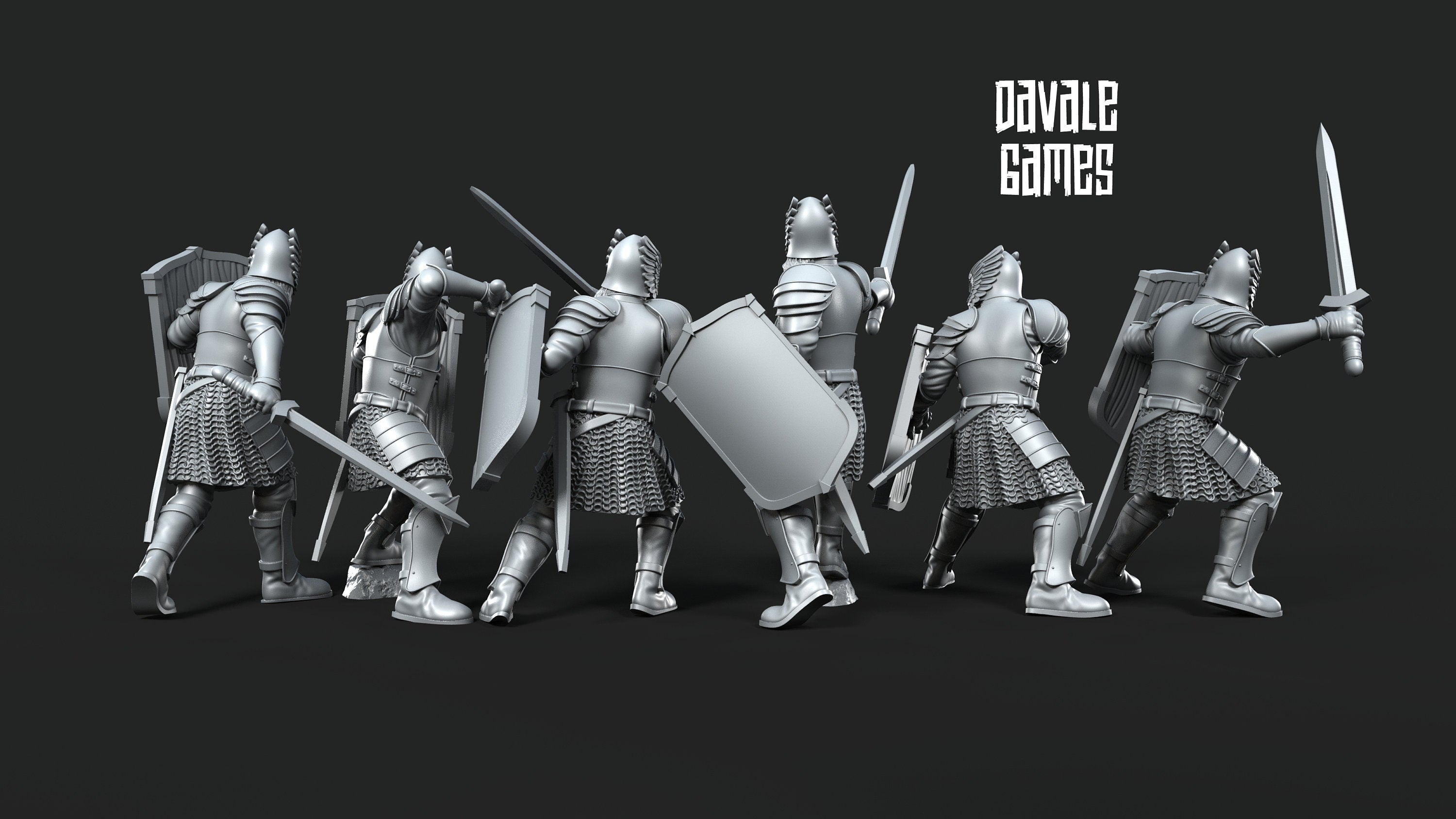 Grey Castle warriors 28mm miniatures dnd minis fantasy miniatures dungeons and dragons miniatures painting wargaming miniatures tabletop