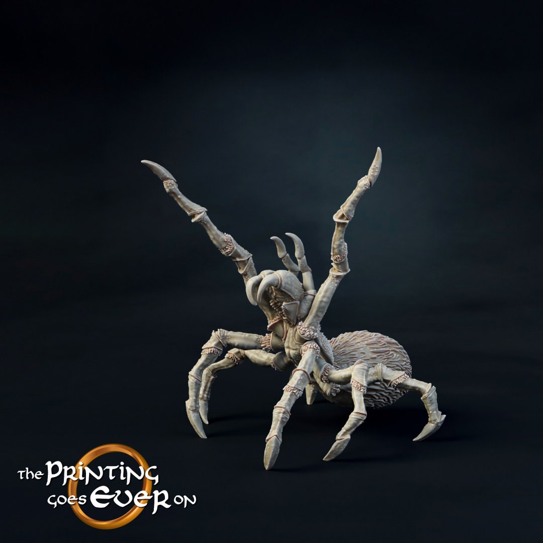 Large Spiders 28mm miniatures dnd minis fantasy miniatures dungeons and dragons miniatures for painting wargaming miniatures tabletop