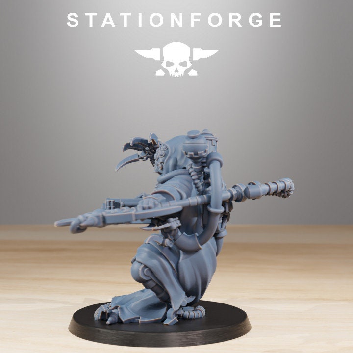 Scavenger The Seer 32mm sci-fi fantasy miniature for tabletop games grimdark RPGs dnd wargaming miniature dungeons and dragons