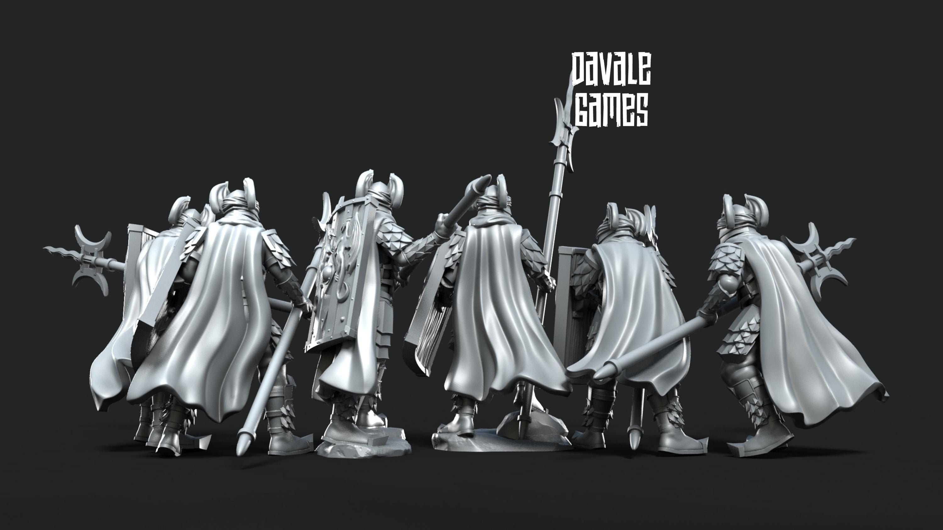 Dragon Army Elite Pikemen 28mm miniature dungeon and dragons fantasy wargaming miniature tabletop fantasy miniature painting dnd