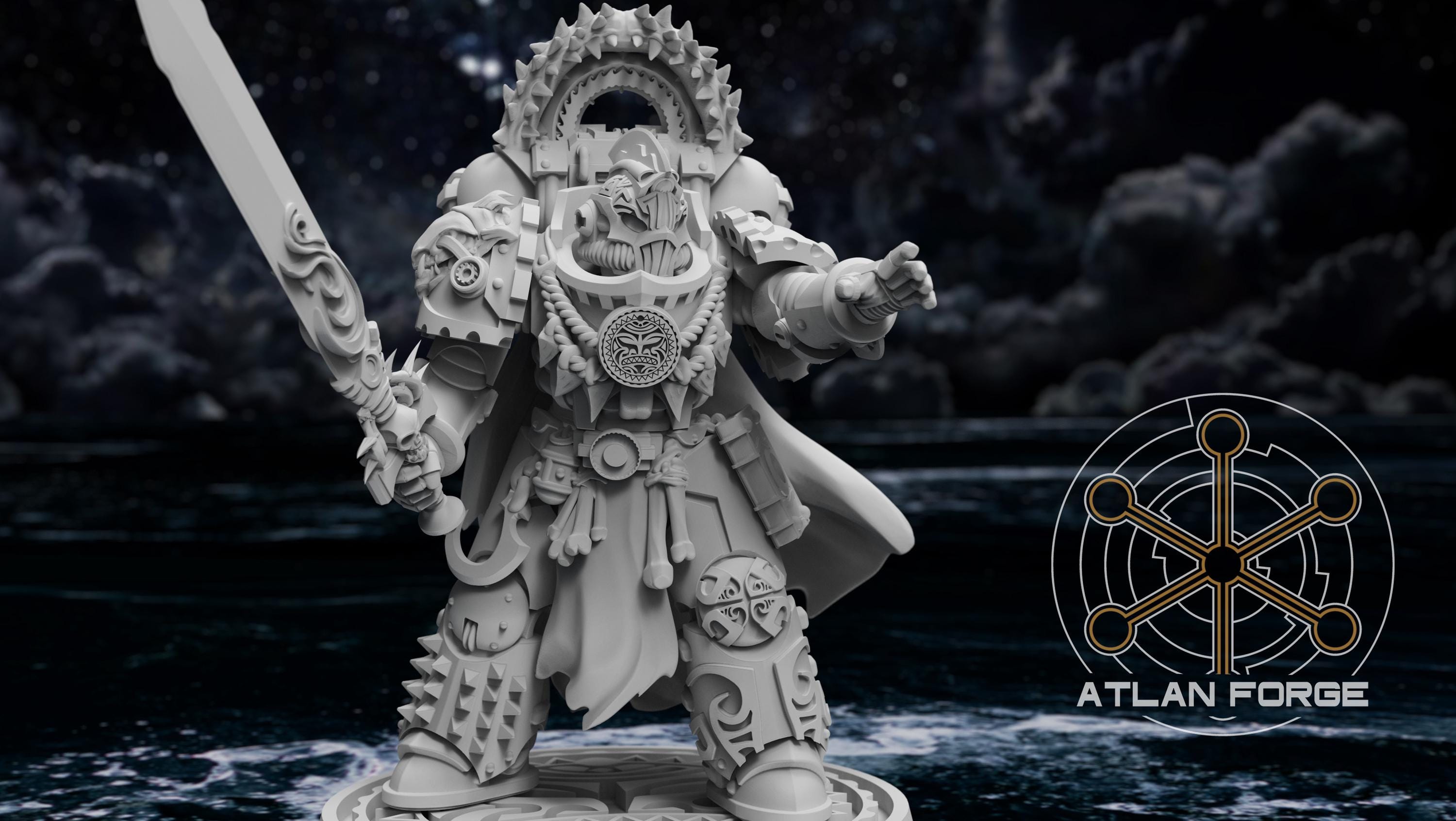 Wai Toa Ruānuku Mage 32mm wargame fantasy miniature dnd wargaming miniature dungeons and dragons painting gift RPG tabletop minis