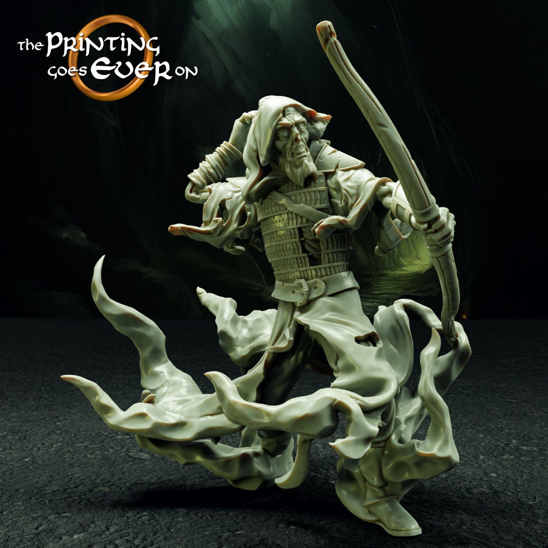 Ghost Archers undead 28mm miniature dungeon and dragons fantasy wargaming miniature tabletop fantasy wargame miniature painting dnd