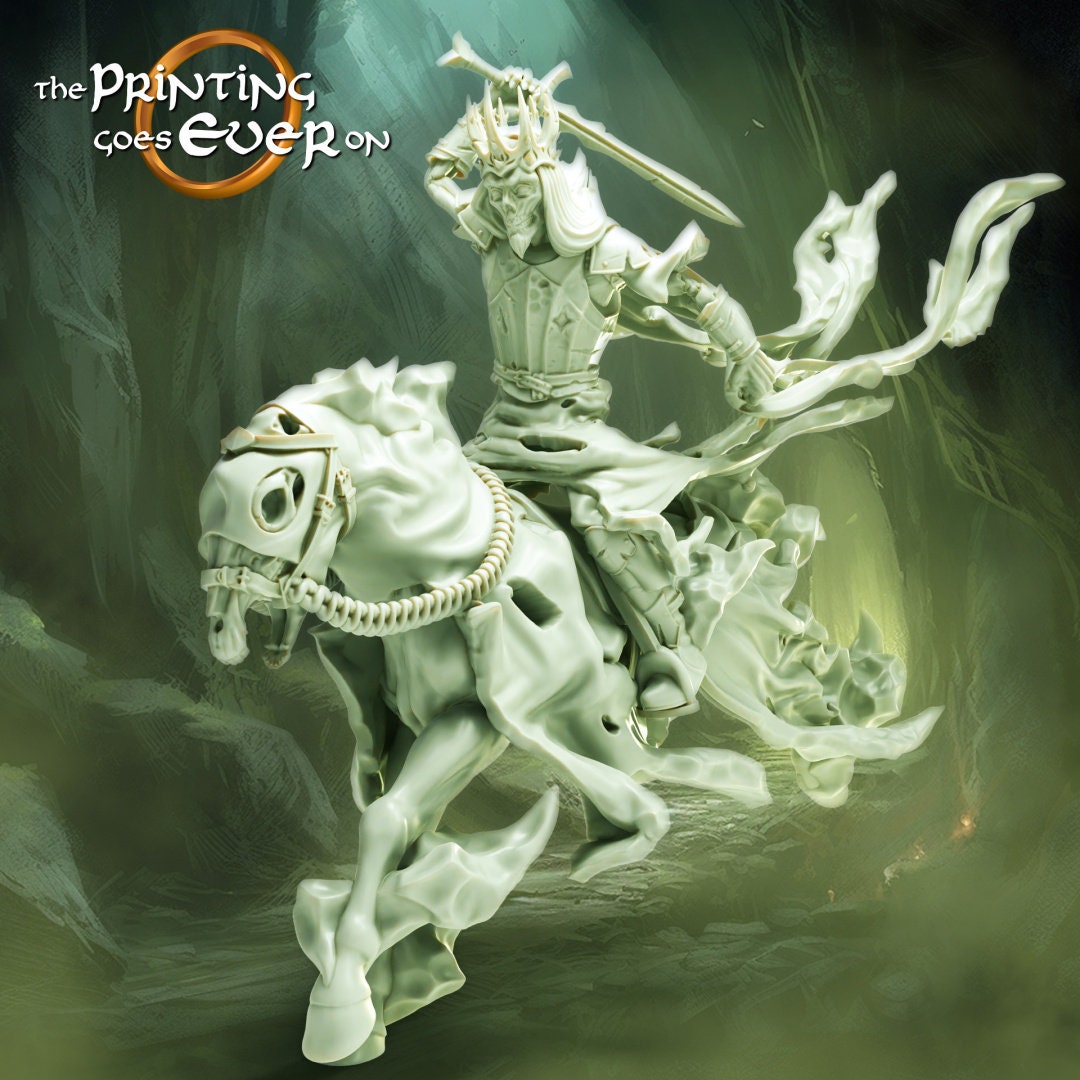 Ghost King Army of dead 28mm miniature dungeon and dragons fantasy wargaming miniature tabletop fantasy wargame miniature painting dnd