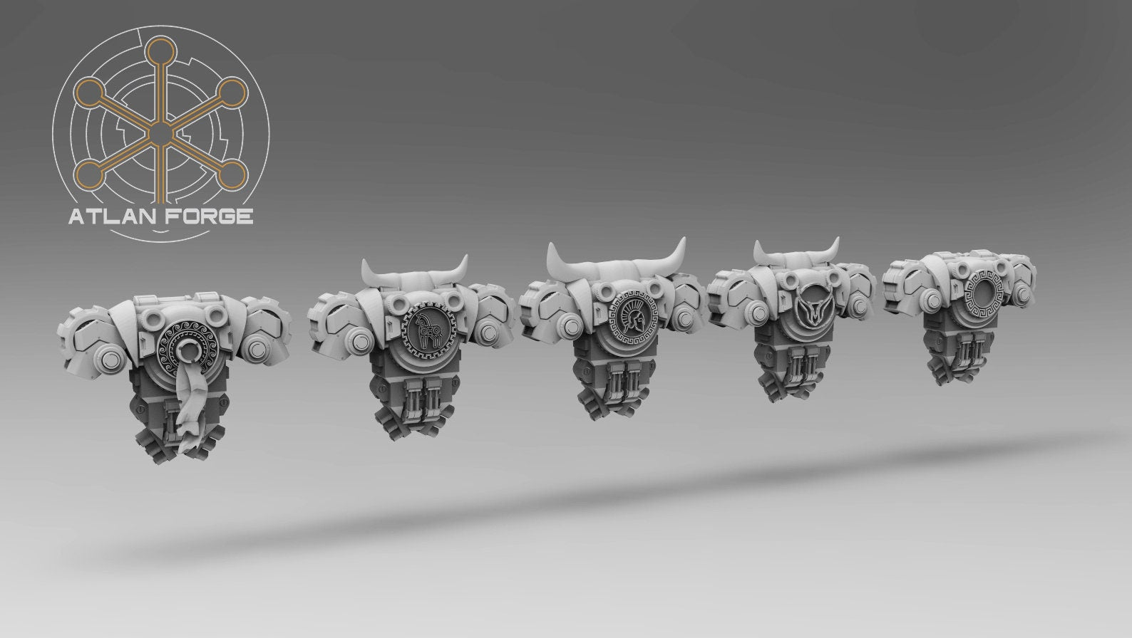 Promethean Phalanx 32mm sci-fi fantasy miniature for tabletop games grimdark RPGs dnd wargaming miniature dungeons and dragons painting gift