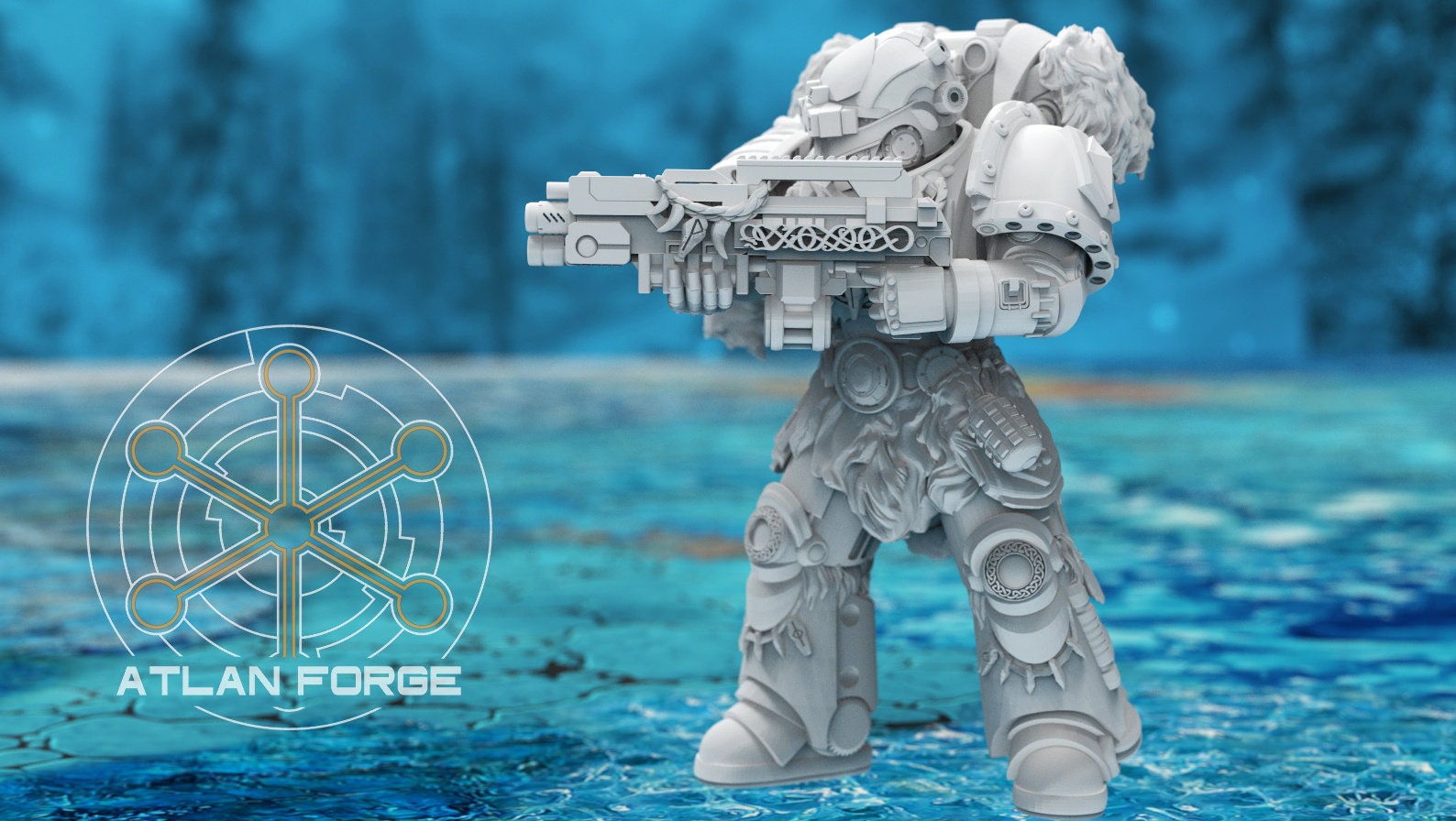 Asgardian Rangers 32mm sci-fi fantasy miniature for tabletop games grimdark RPGs dnd wargaming miniature dungeons and dragons painting gift