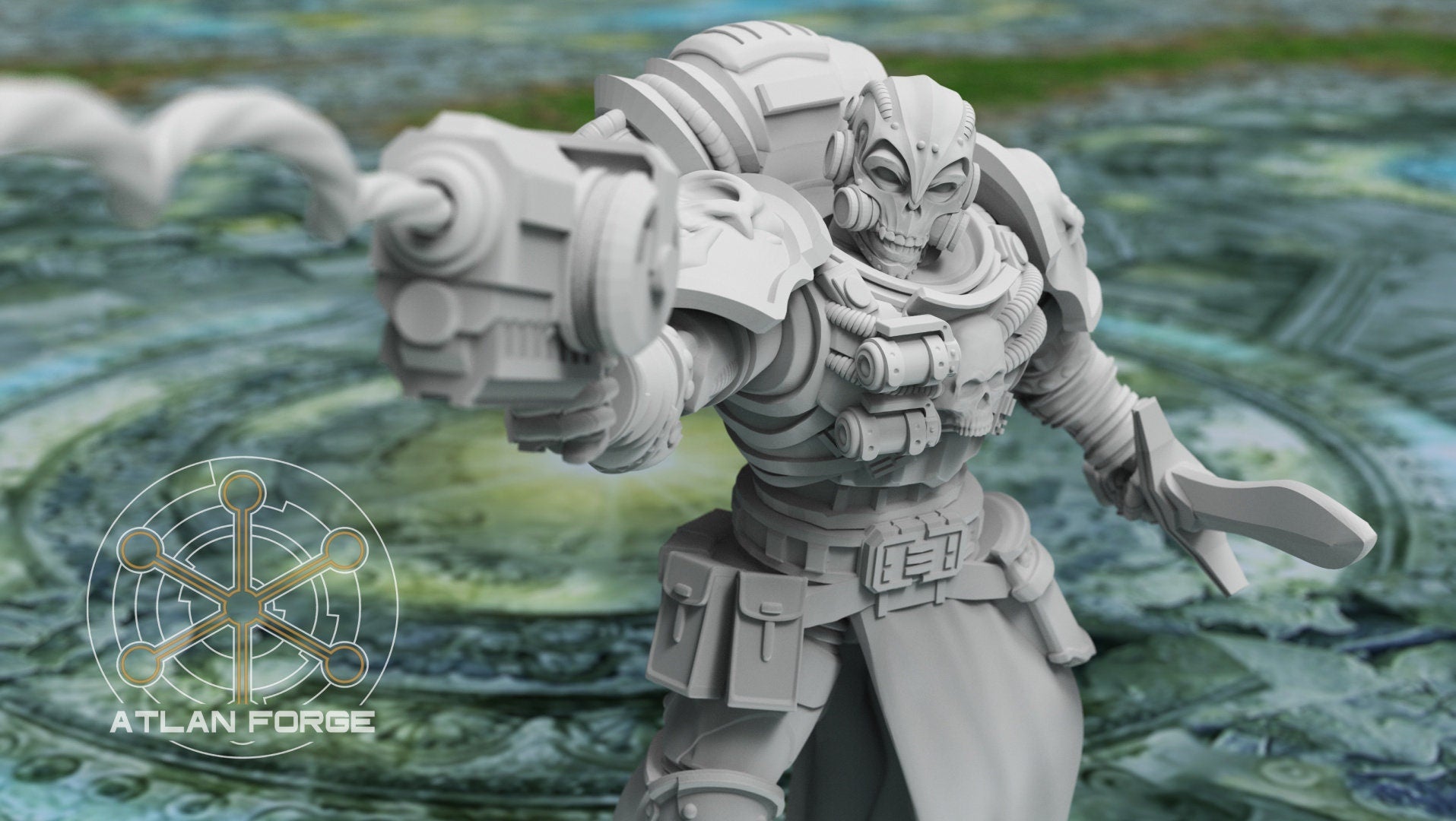 Angelic Ravagers 32mm sci-fi fantasy miniature for tabletop games grimdark RPGs dnd wargaming miniature dungeons and dragons painting gift