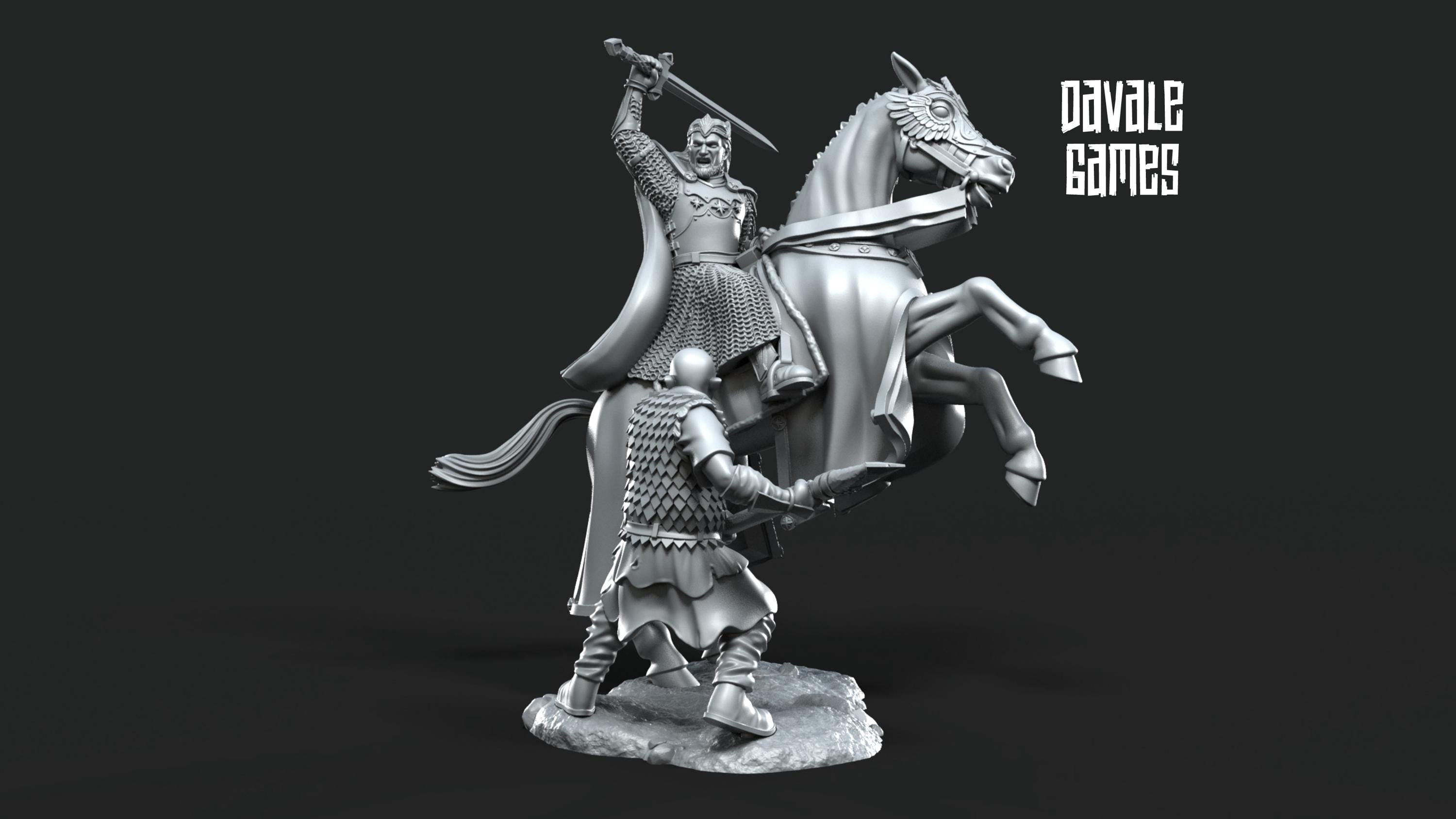 High King of Grey Castle 28mm miniatures dnd minis fantasy miniatures dungeons and dragons painting wargaming miniatures tabletop