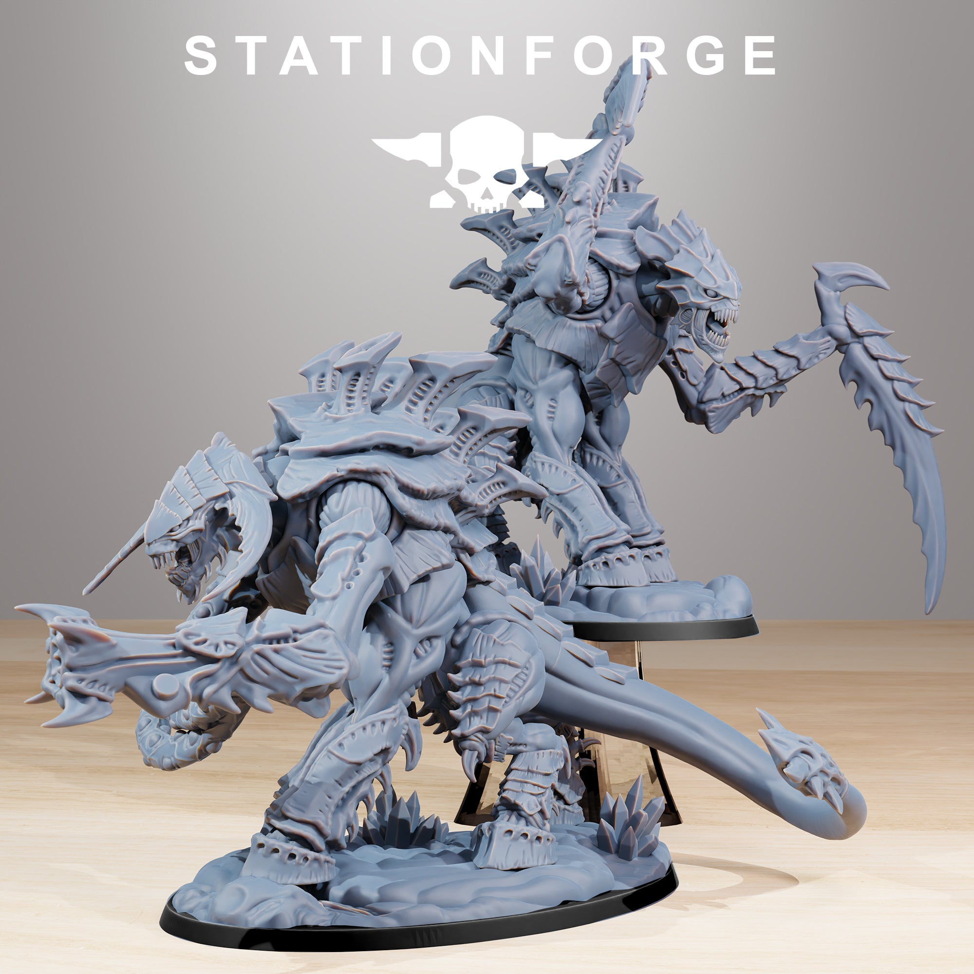 Xenarid Legion 32mm Resin Miniatures – Grimdark Sci Fi Alien Army for Wargaming