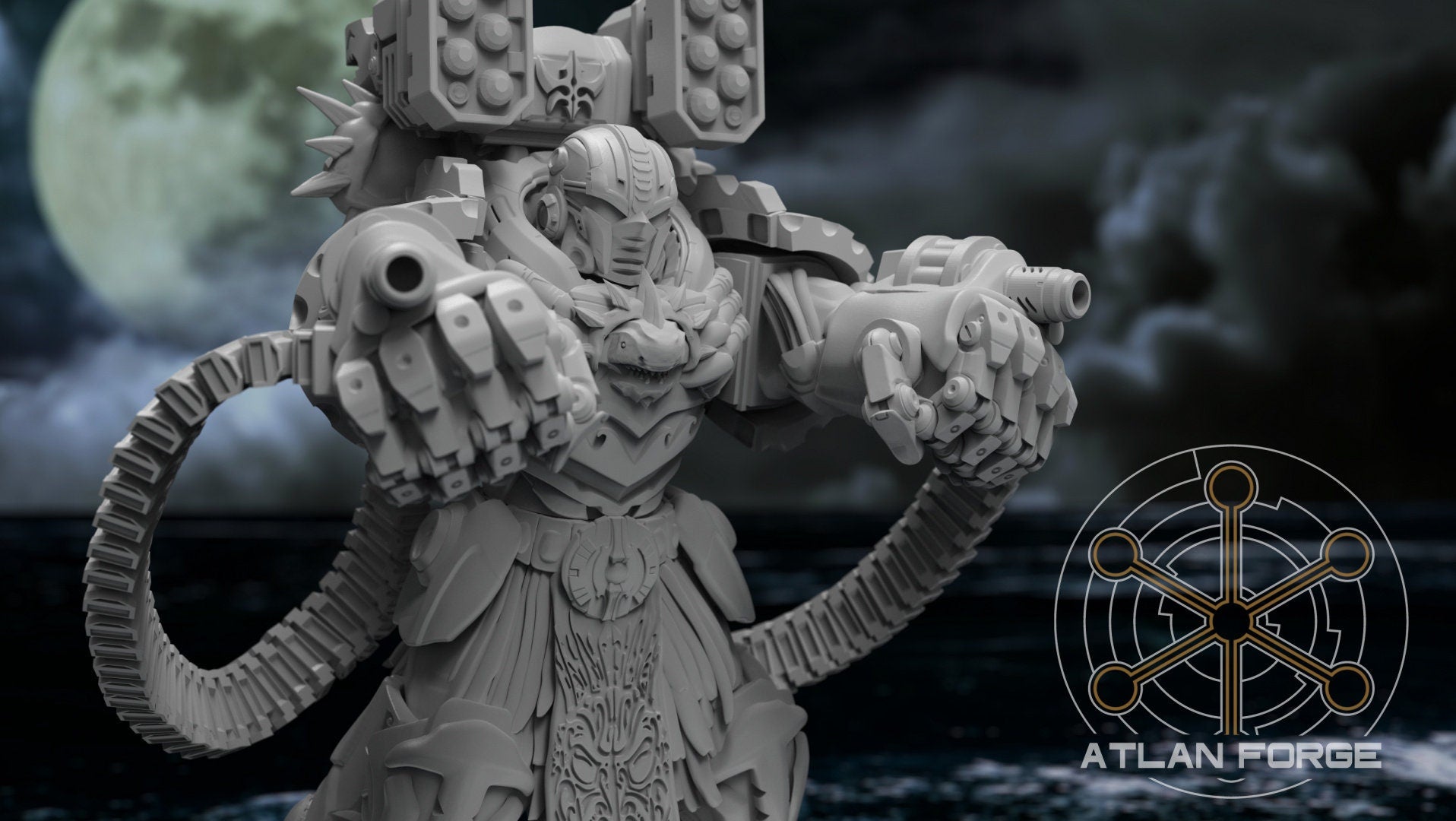 Wai Toa Hopukanga Brutes 32mm Resin Miniatures – Grimdark Fantasy Elite Units for DnD and Wargaming