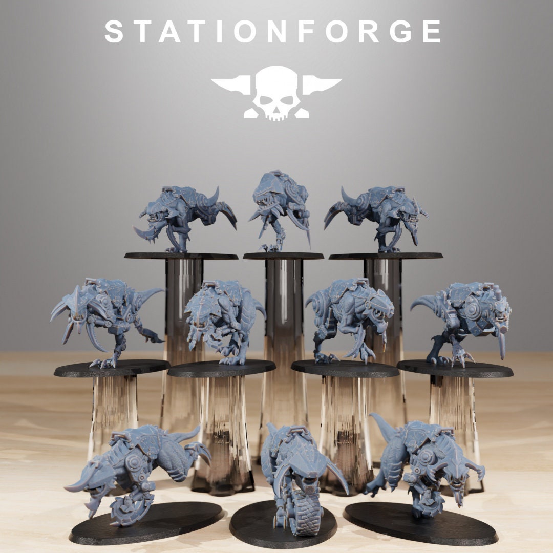 Orkaz Beast Riders 28mm sci-fi fantasy miniature for tabletop games grimdark RPGs dnd wargaming miniature dungeons and dragons