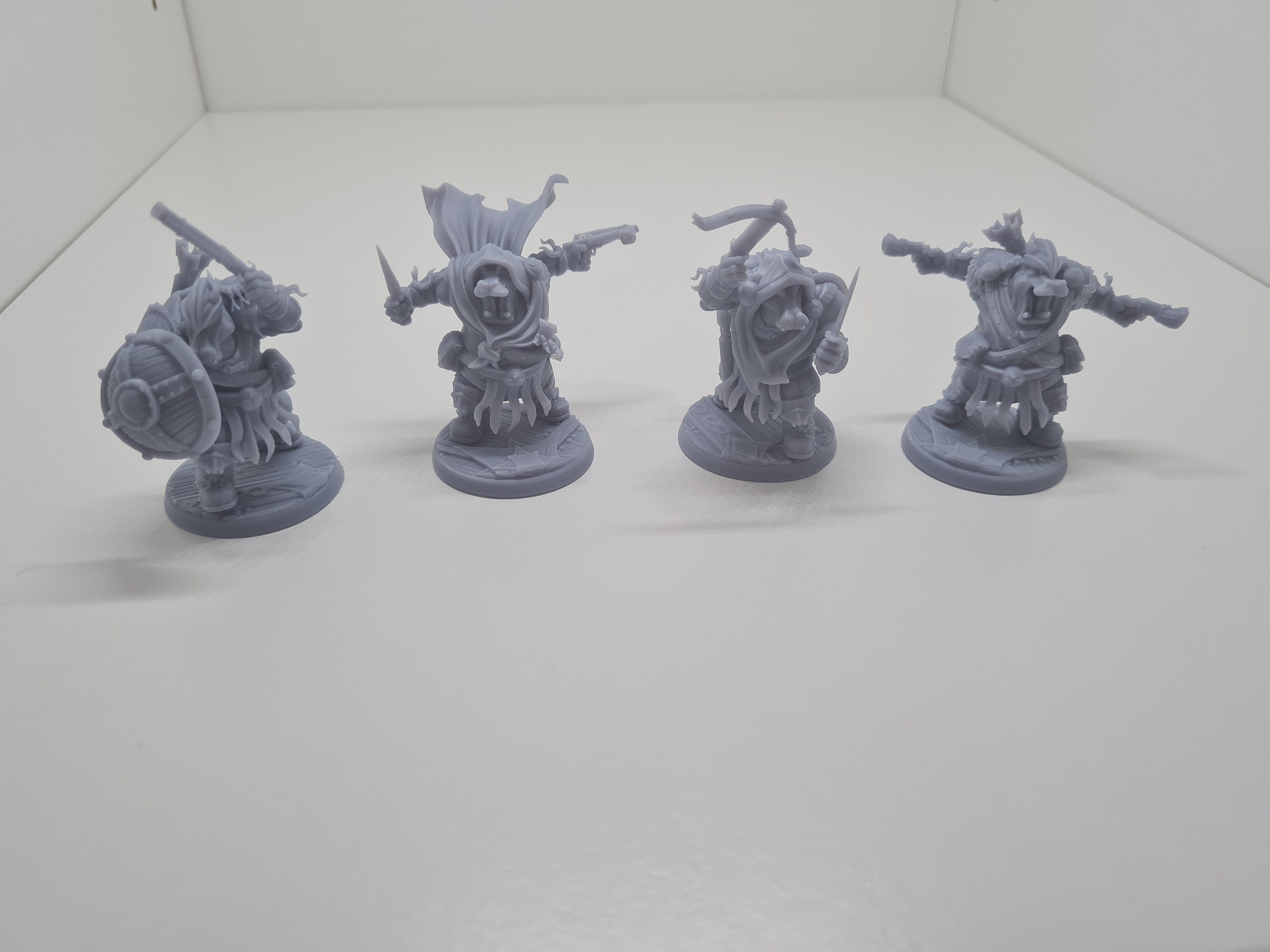 Hippos Deathshot Skirmishers Tabletop RPG Wargames Fantasy D&D 32mm scale Miniature