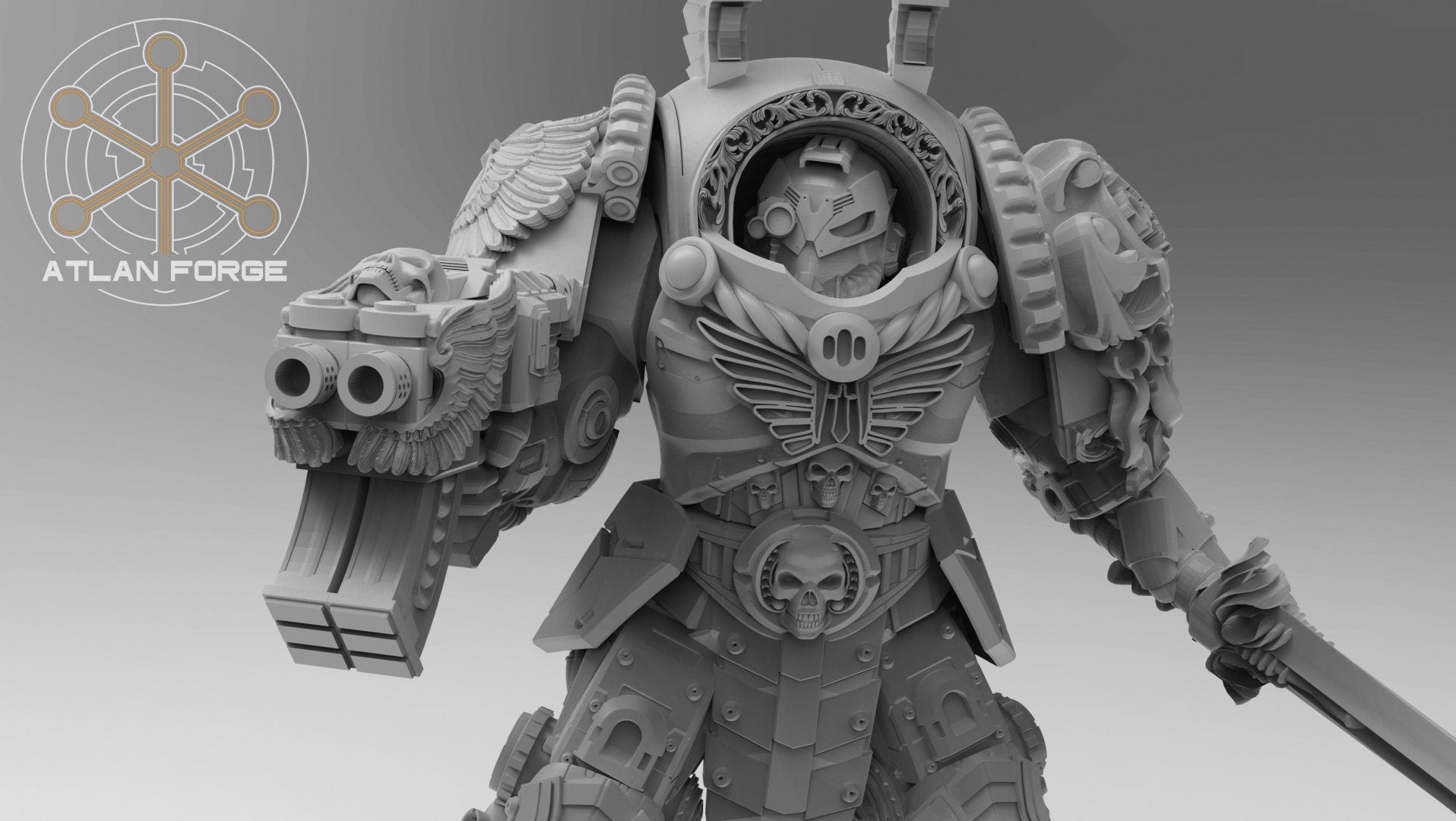 Angelic dominators 32mm sci-fi fantasy miniature for tabletop games grimdark RPGs dnd wargaming miniature dungeons and dragons painting gift