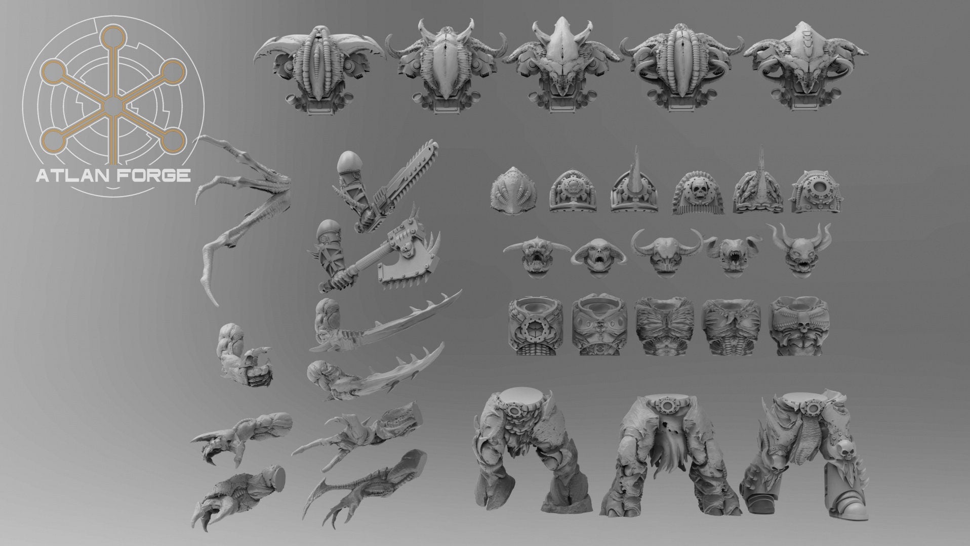 Daemons hades accursed 32mm sci-fi fantasy miniature for tabletop games grimdark RPGs dnd wargaming miniature dungeons and dragons painting