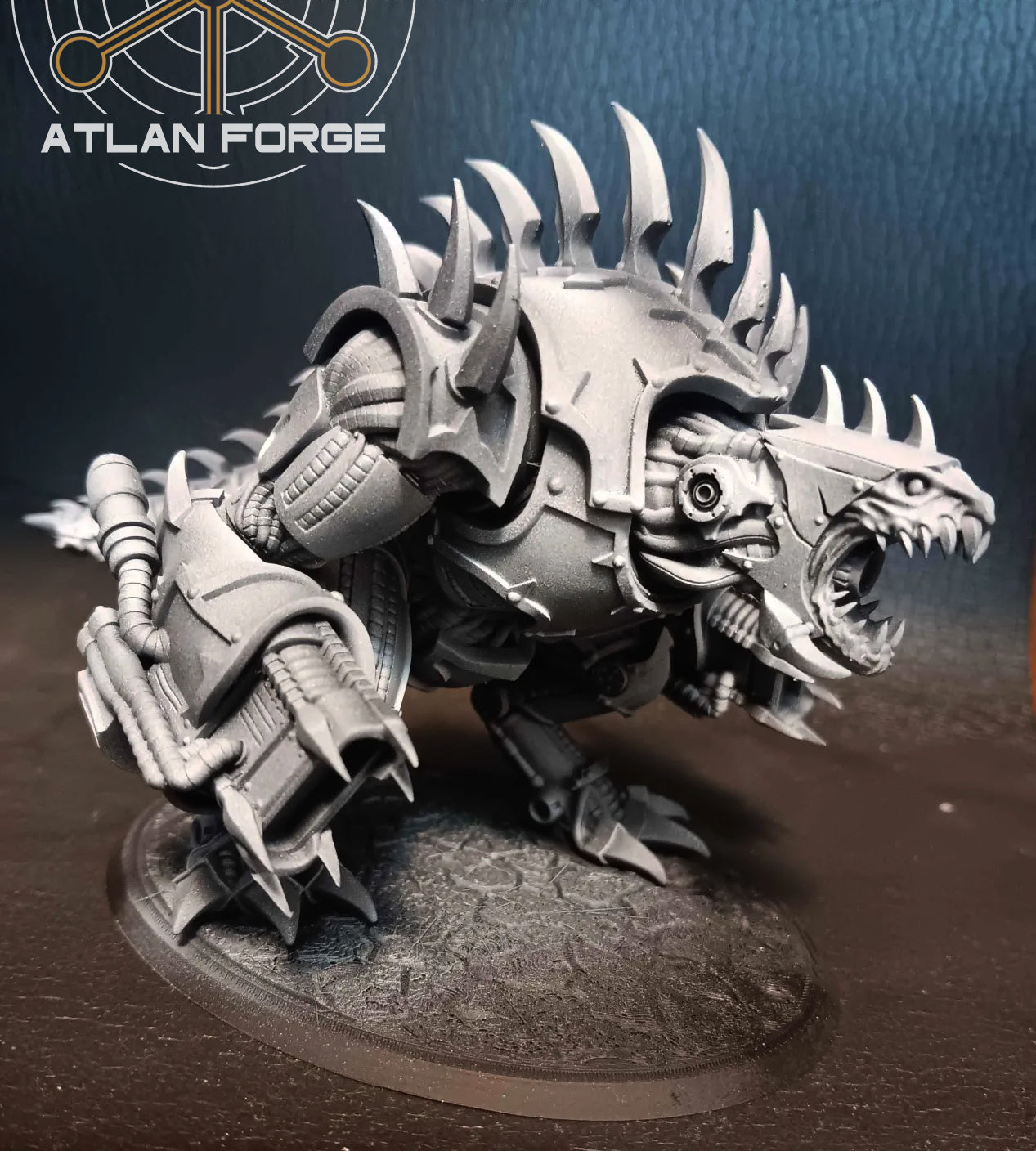 Demon War Machine 32mm Resin Miniature – Grimdark Sci Fi Daemon for Wargaming