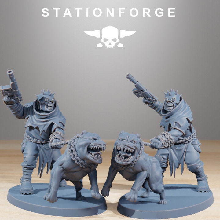 Corrupted Guard Nomads 32mm sci-fi fantasy miniature for tabletop games grimdark RPGs dnd wargaming miniature dungeons and dragons