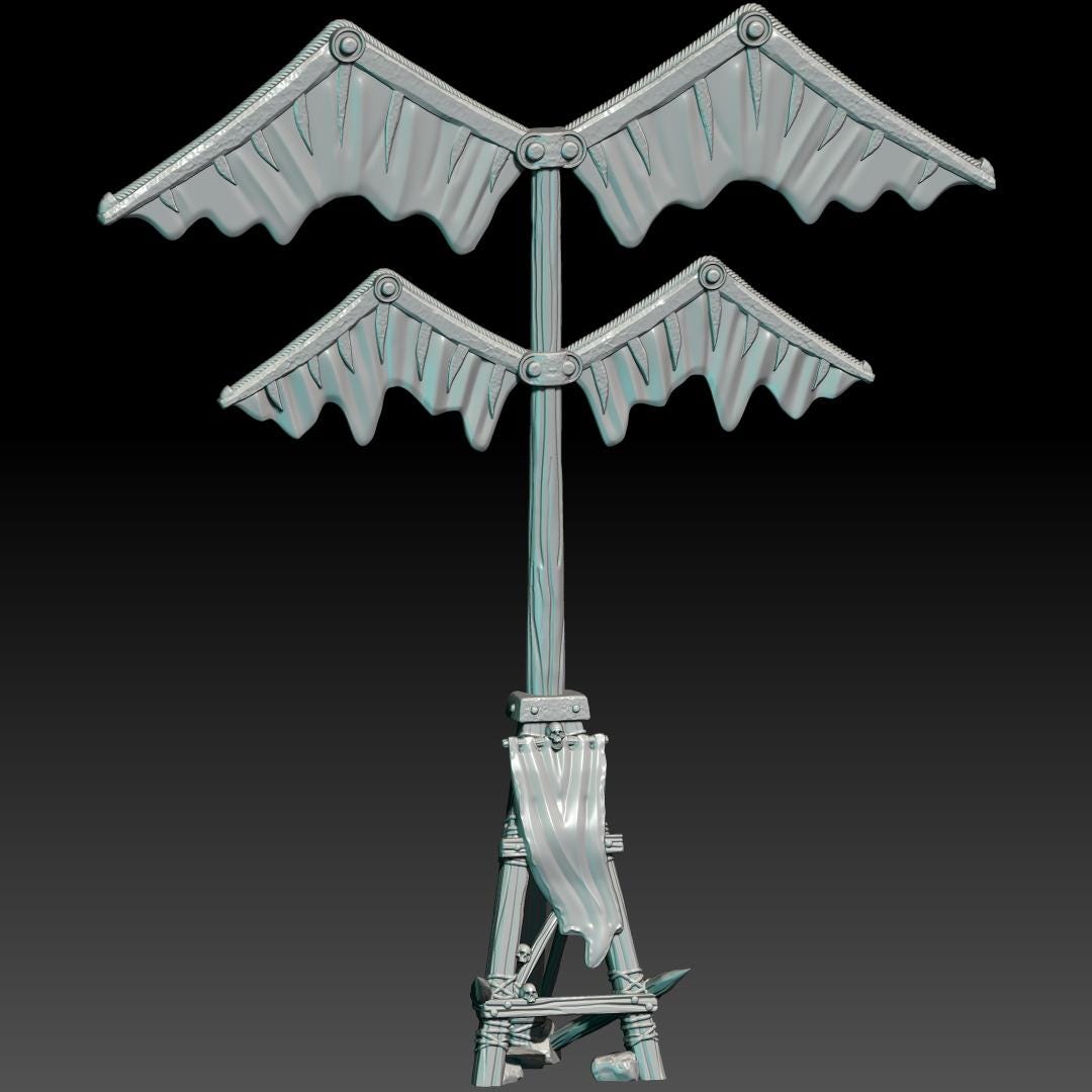 Banner Tower Kit 28mm Scatter Terrain tabletop fantasy wargaming terrain for dnd dungeons and dragons pathfinder miniature gift