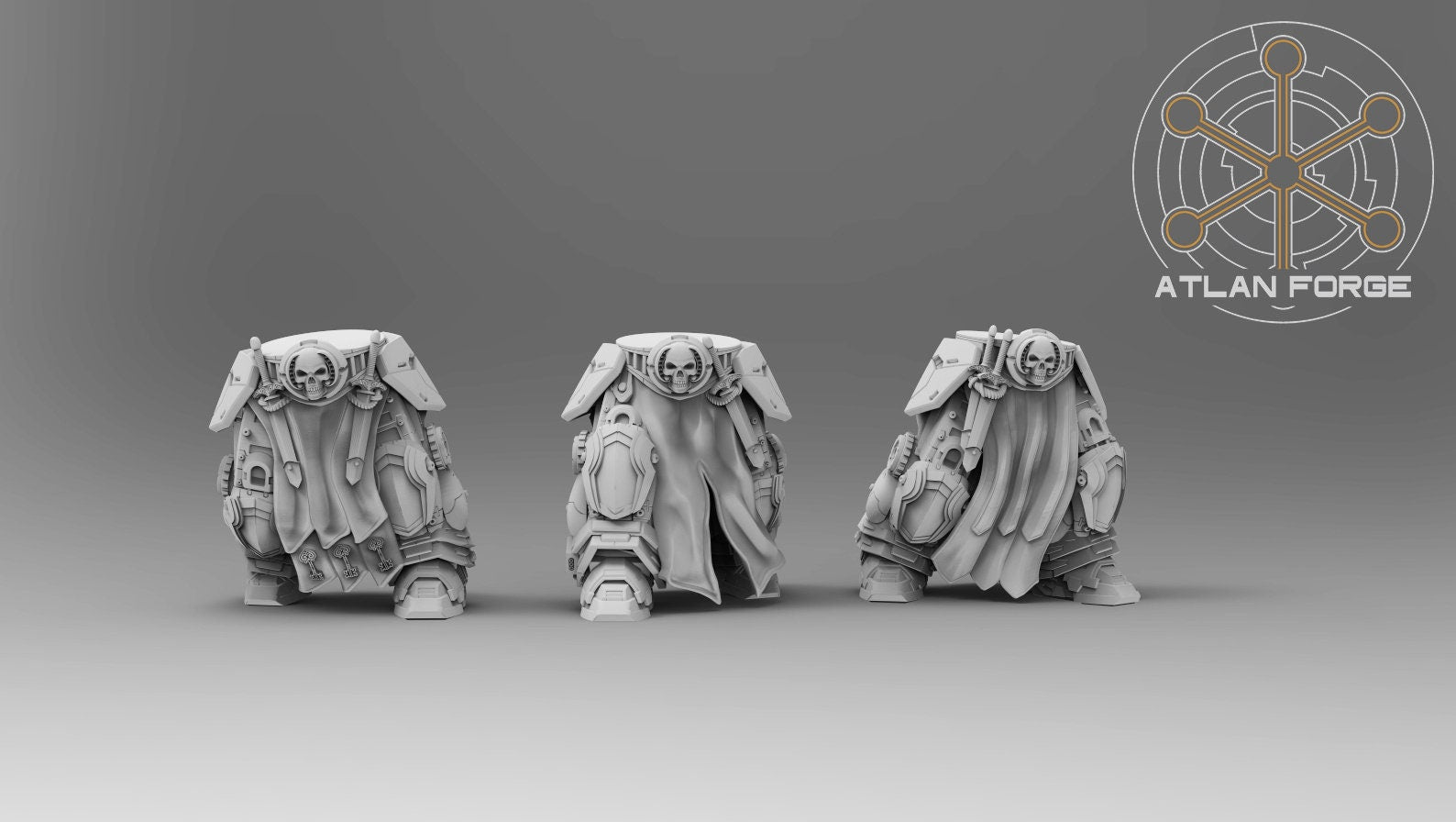 Angelic Assault dominators 32mm sci-fi fantasy miniature for tabletop games grimdark RPGs dnd wargaming miniature dungeons and dragons gift