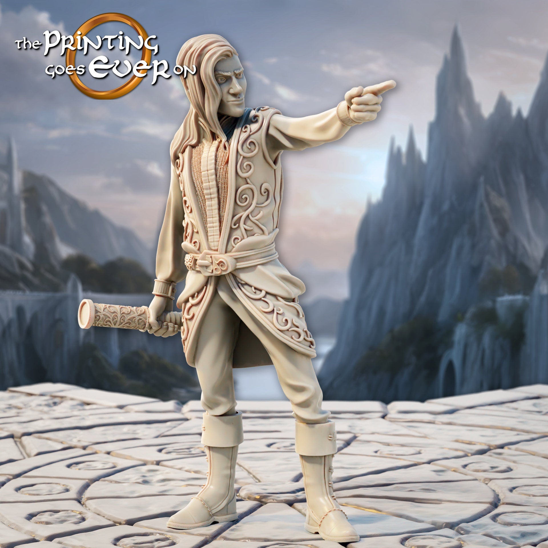 Silver Shore elven navigators 28mm miniatures dnd fantasy miniatures dungeons and dragons miniatures painting wargaming miniatures tabletop