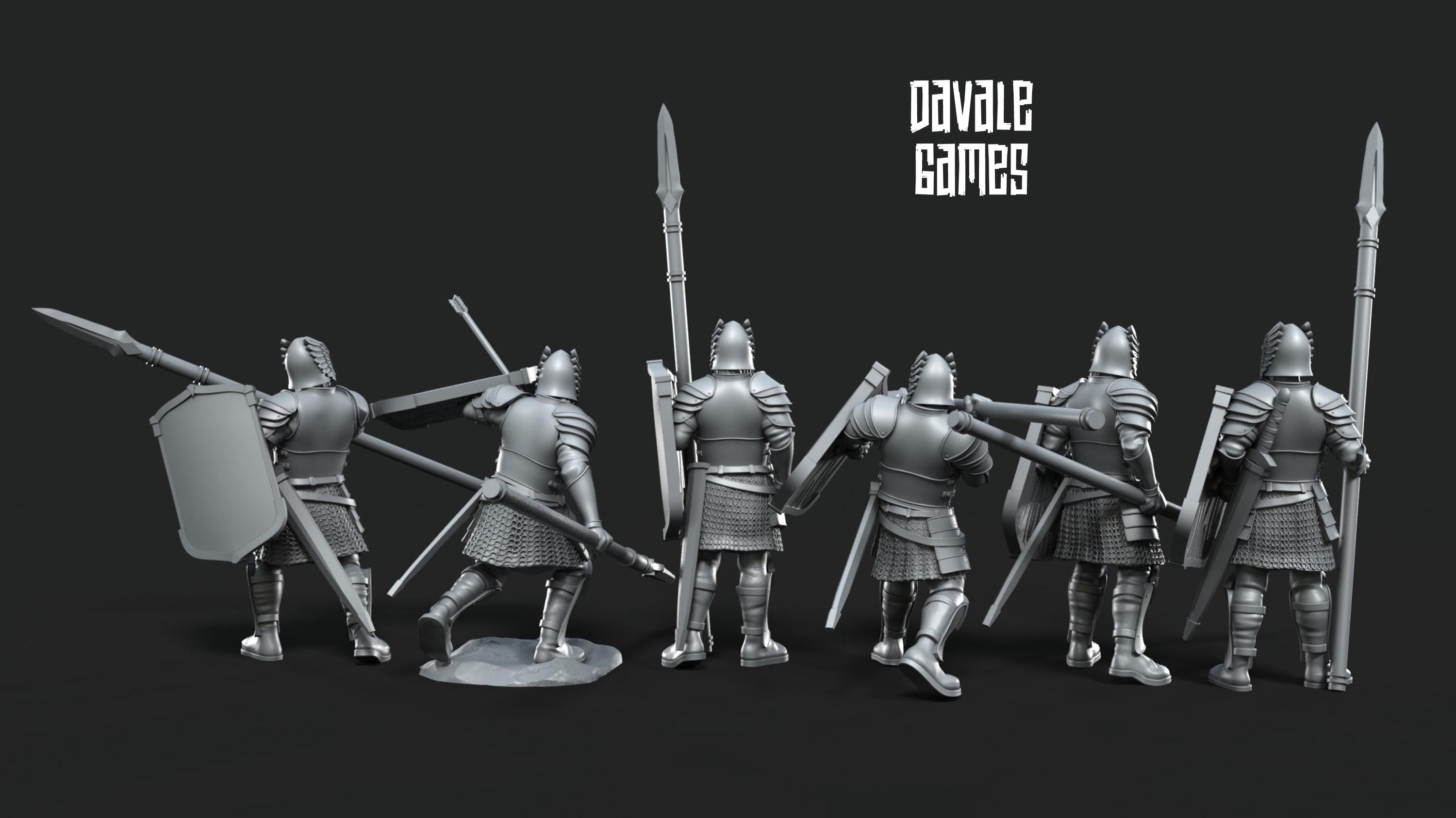 Grey Castle Spear Warriors