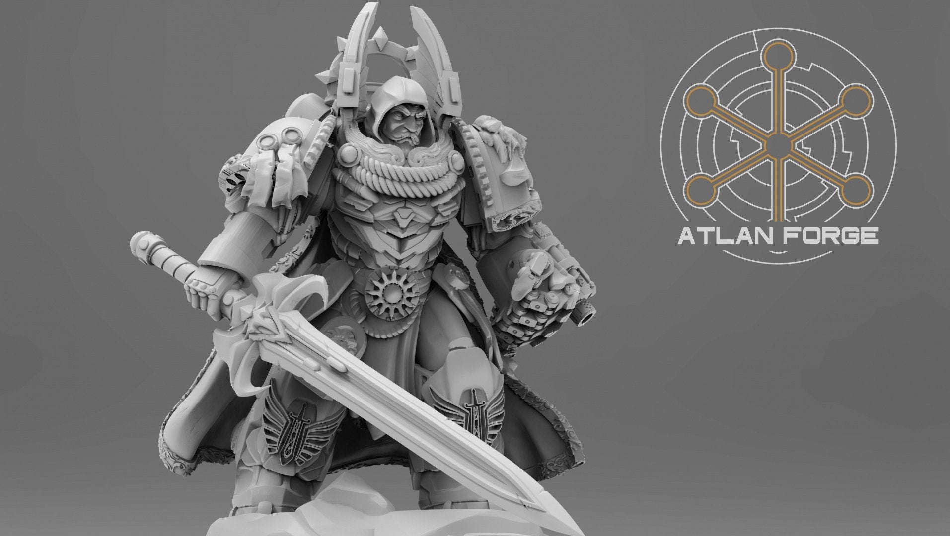 Angelic Aegis Captain 32mm wargame fantasy miniature dnd wargaming miniature dungeons and dragons painting gift RPG tabletop minis