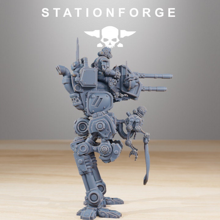 Scavenger Walker 32mm sci-fi fantasy miniature for table top games RPGs dnd wargaming miniature dungeons and dragons grimdark