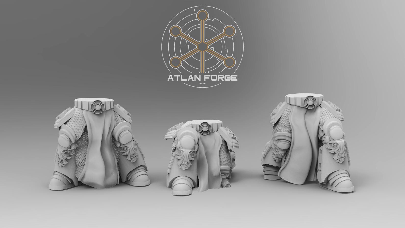 Knights Templar Purgators 32mm sci-fi fantasy miniature for tabletop games grimdark RPGs dnd wargaming miniature dungeons and dragons