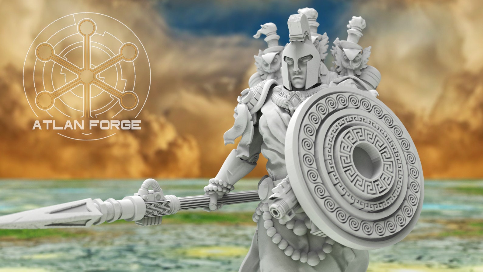 Minoan Athenai 32mm wargaming miniatures fantasy dnd wargaming minis dungeons and dragons painting gift RPG tabletop minis