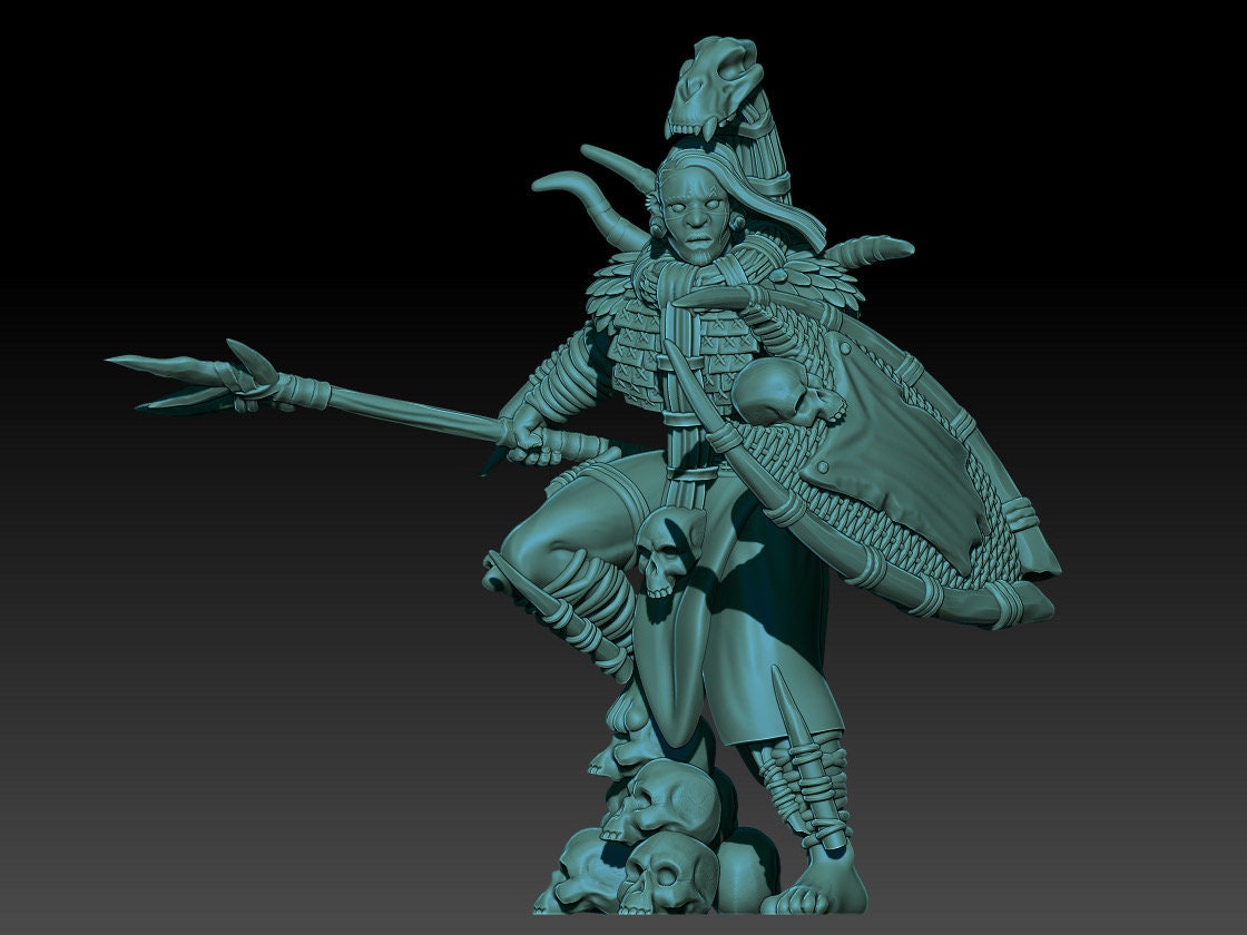 Farsouth Joraxa captain 28mm miniatures dnd minis fantasy miniatures dungeons and dragons miniatures  wargaming miniatures tabletop
