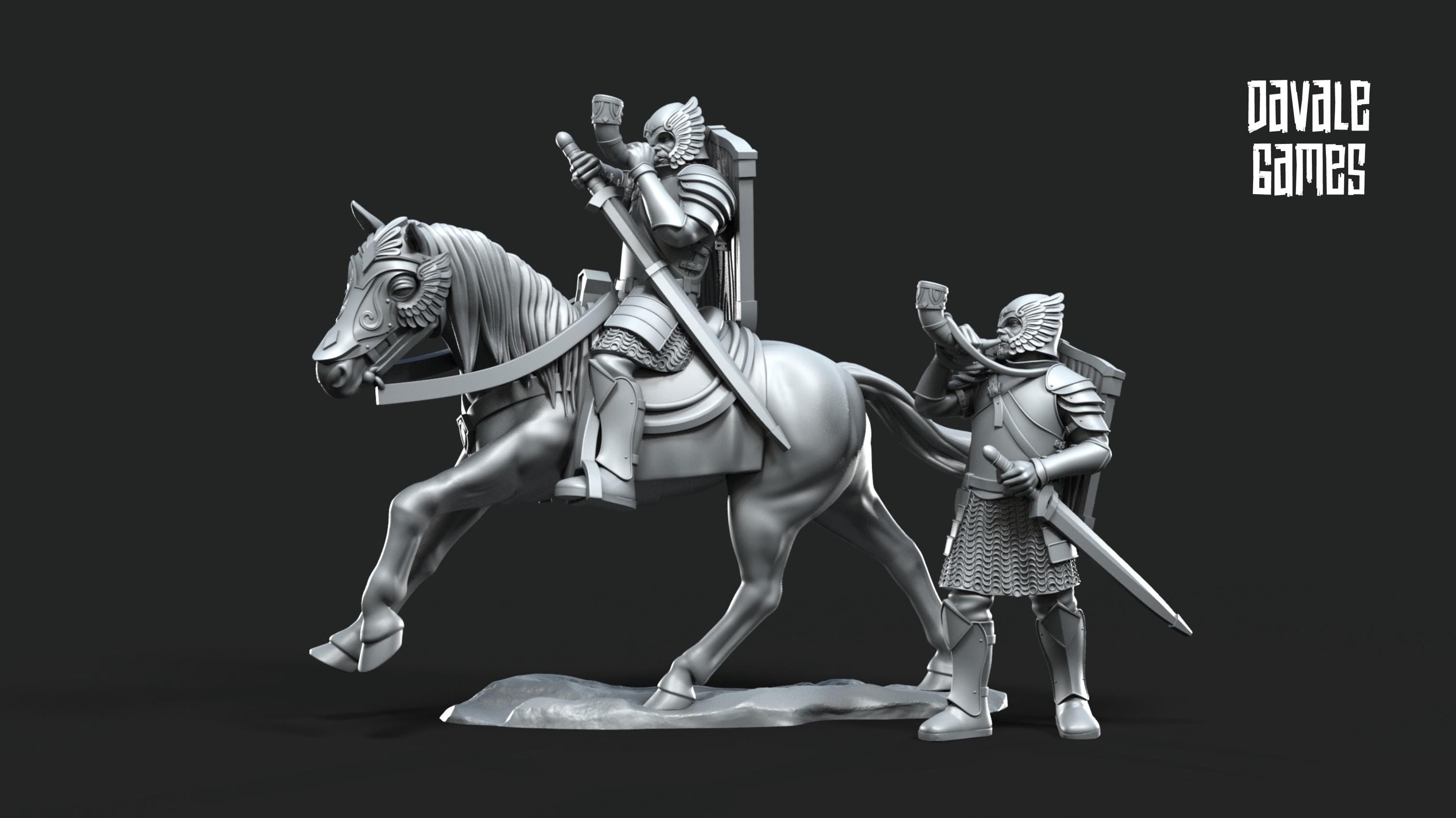 Grey Castle horn  28mm miniatures dnd minis fantasy miniatures dungeons and dragons painting wargaming miniatures tabletop