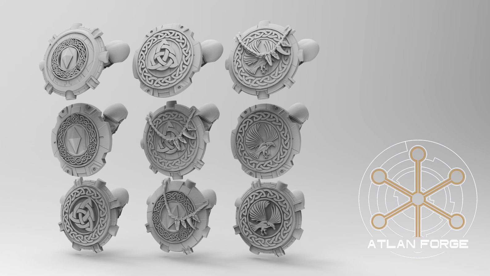 Asgardian Ravens 32mm sci-fi fantasy miniature for tabletop games grimdark RPGs dnd wargaming miniature dungeons and dragons