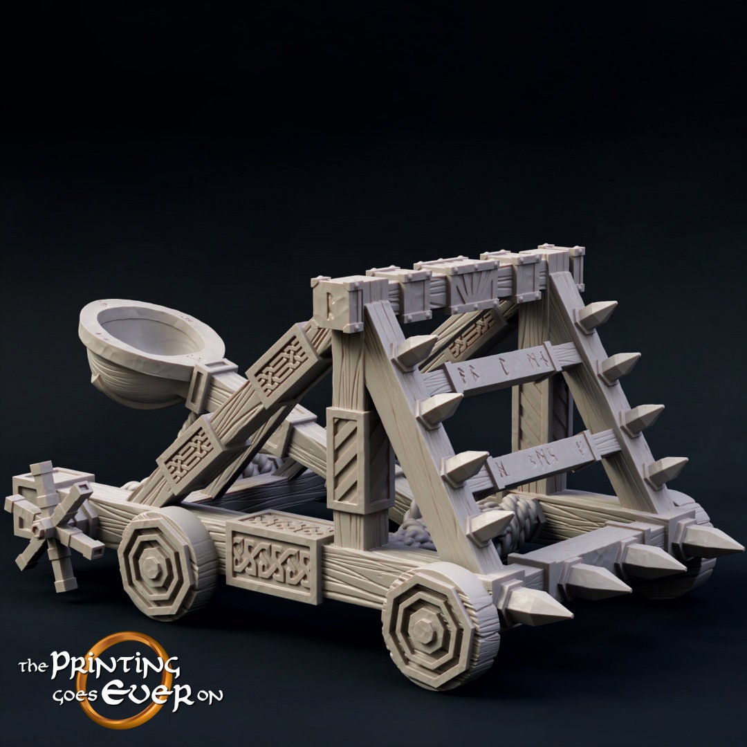 Dwarven Catapult 28mm miniatures fantasy dungeons and dragons miniature wargaming miniatures tabletop dnd dwarf army miniatures