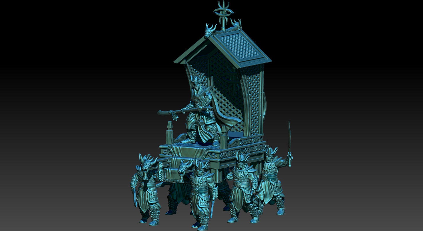 Golden Horde golden emperor 28mm miniatures dnd minis fantasy miniatures dungeons and dragons miniatures  wargaming miniatures tabletop