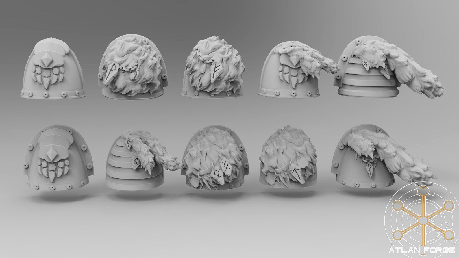 Asgardian Pack Hunters 32mm wargame miniatures fantasy dnd wargaming minis dungeons and dragons painting gift RPG tabletop minis