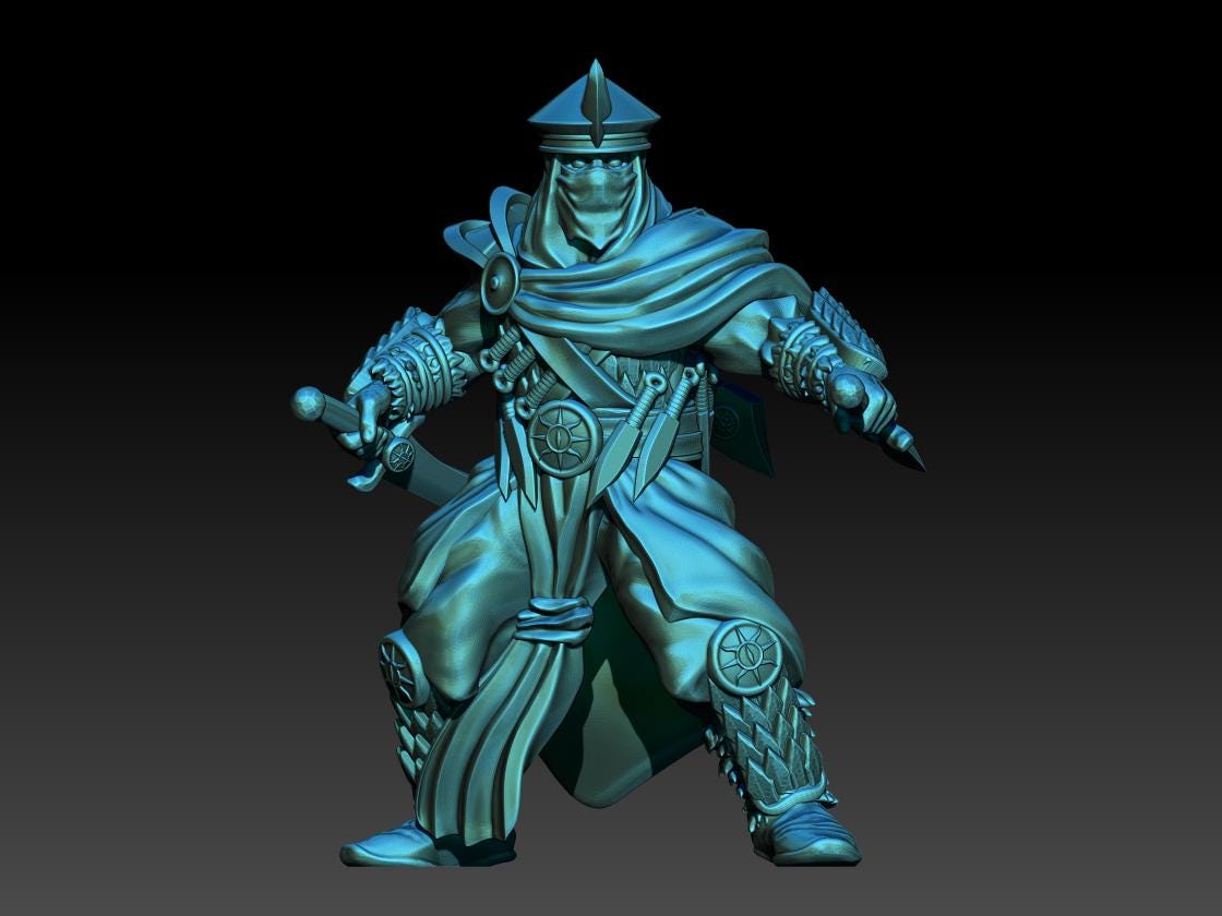 Golden Horde Shadow Warriors28mm miniatures dnd minis fantasy miniatures dungeons and dragons miniatures  wargaming miniatures tabletop