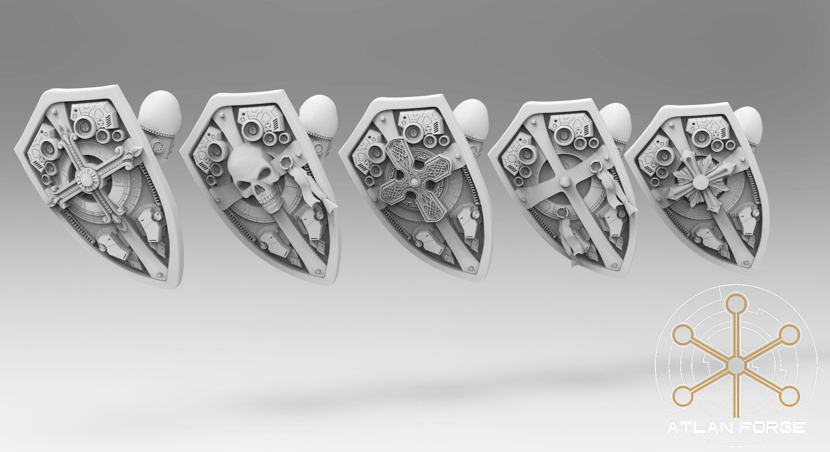 3 x Knights templar dual plasma 32mm wargame miniatures fantasy dnd wargaming minis dungeons and dragons painting gift RPG tabletop minis