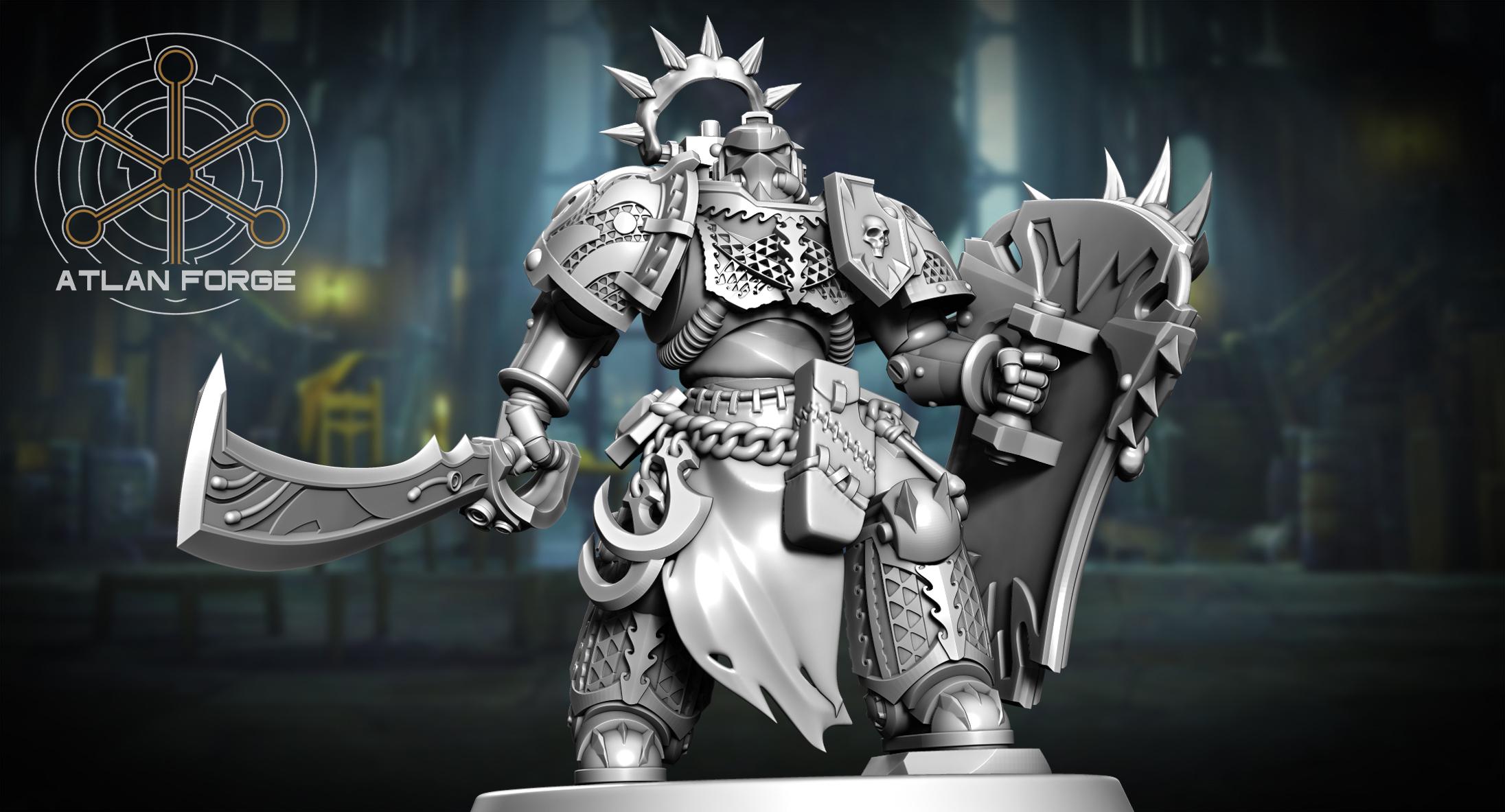 Wai Toa Kaitaiki Ocean Guard 32mm sci-fi fantasy miniature for tabletop games grimdark RPGs dnd wargaming miniature dungeons and dragons