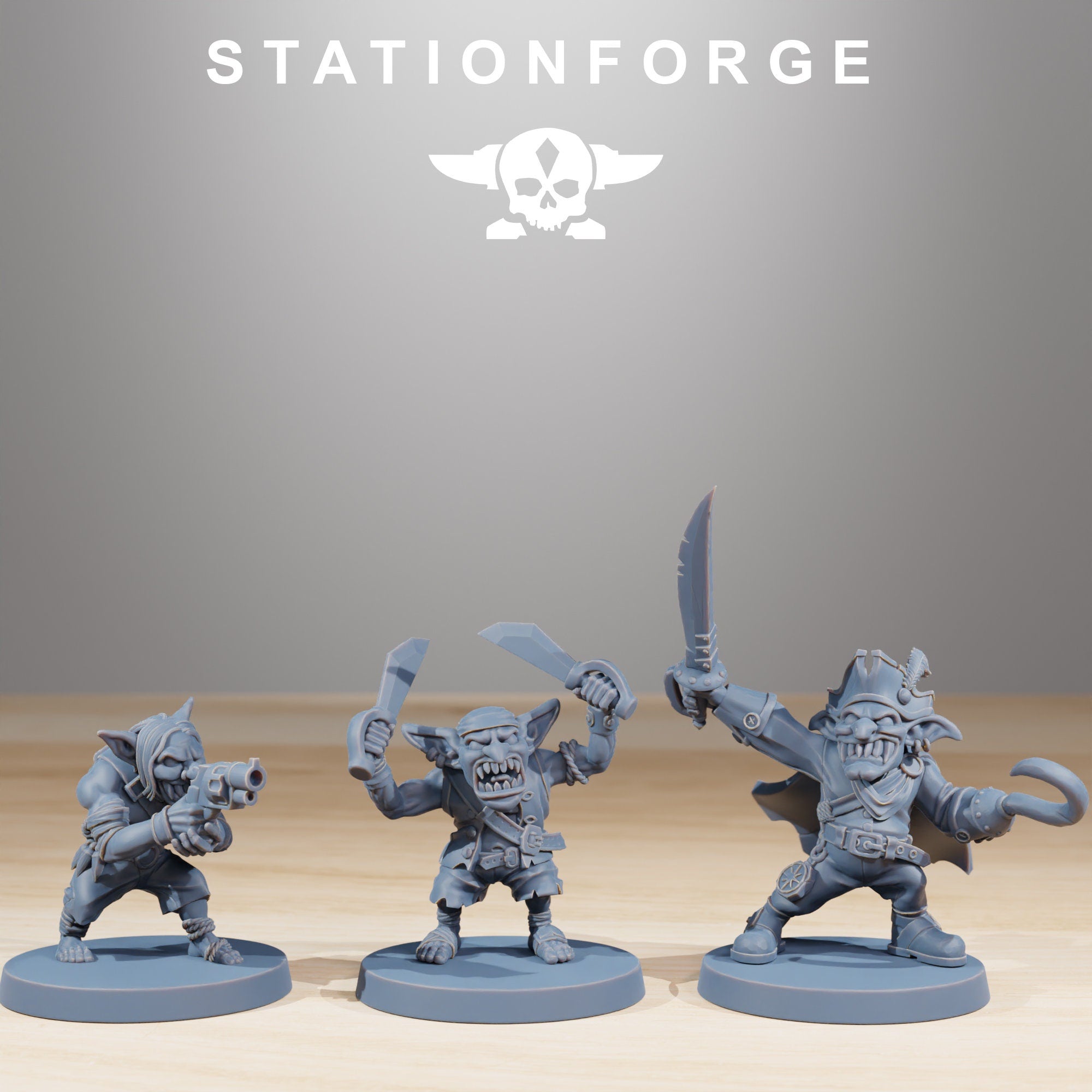 Gobs Pirates 32mm sci-fi fantasy miniature for tabletop games grimdark RPGs dnd wargaming miniature dungeons and dragons