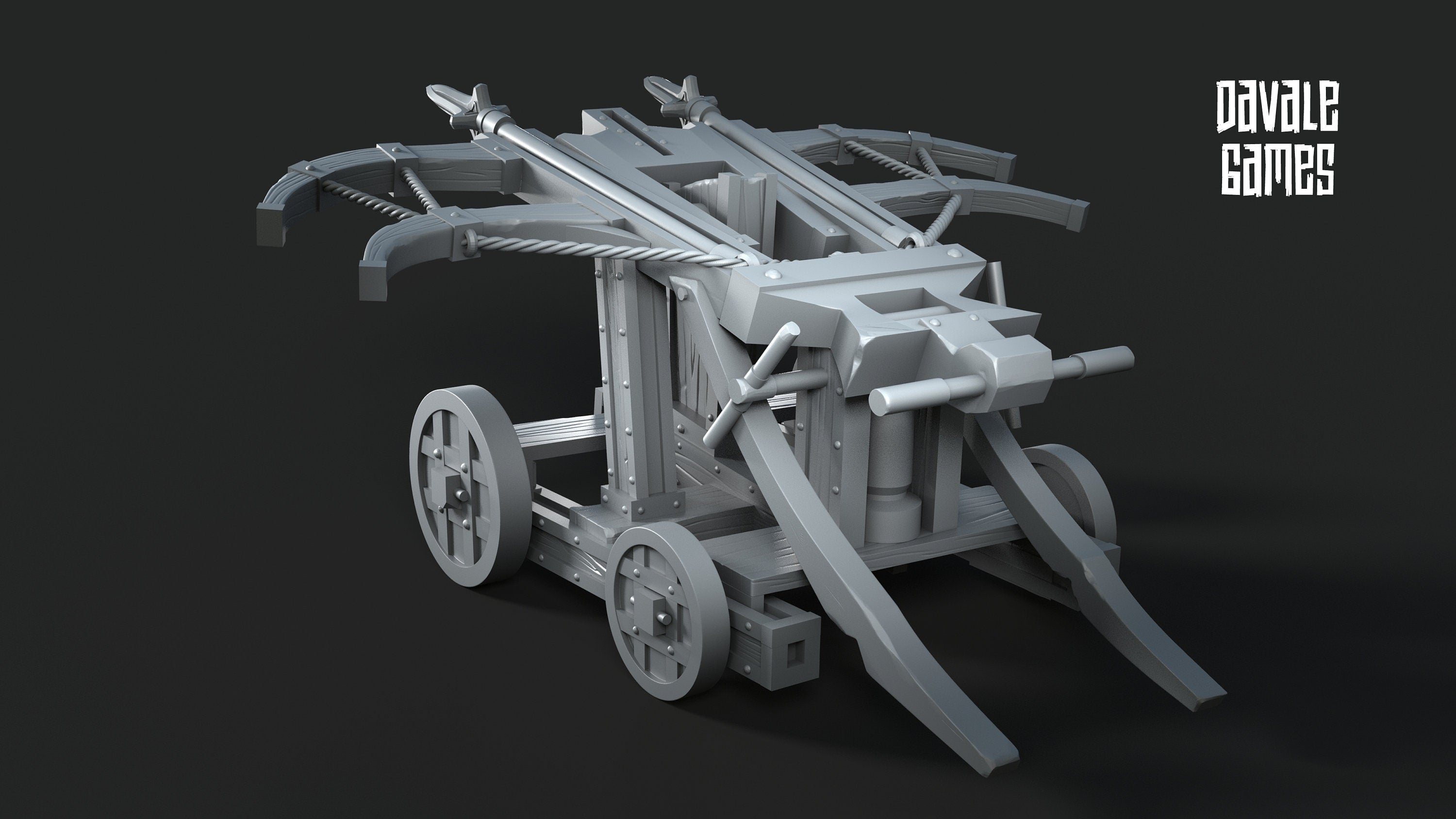 Silver Goat Dwarf Ballista 28mm miniatures fantasy dungeons and dragons miniature wargaming miniatures tabletop dnd dwarf army miniatures