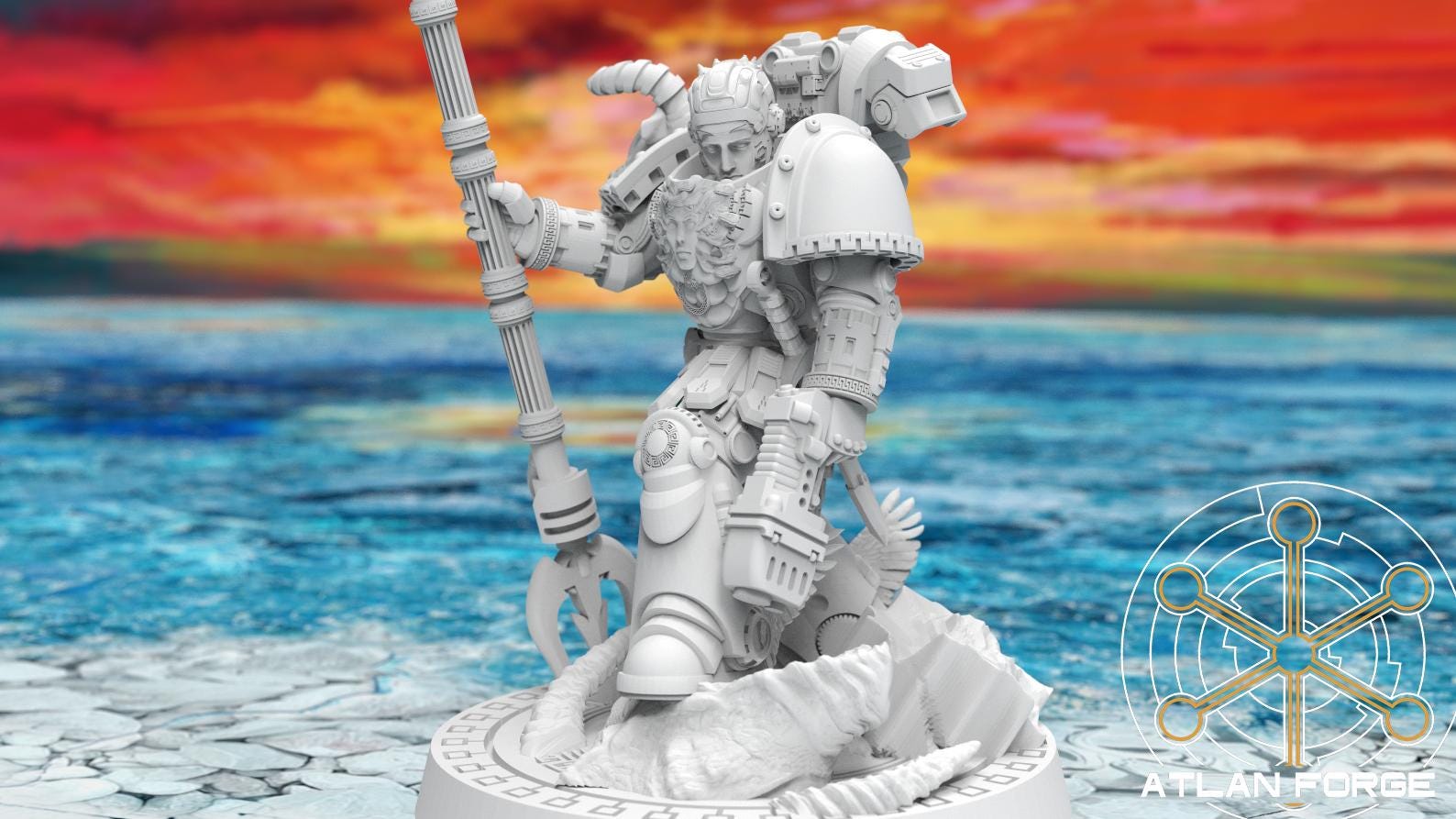 Minoan Mage 32mm wargame fantasy miniature dnd wargaming miniature dungeons and dragons painting gift RPG tabletop minis