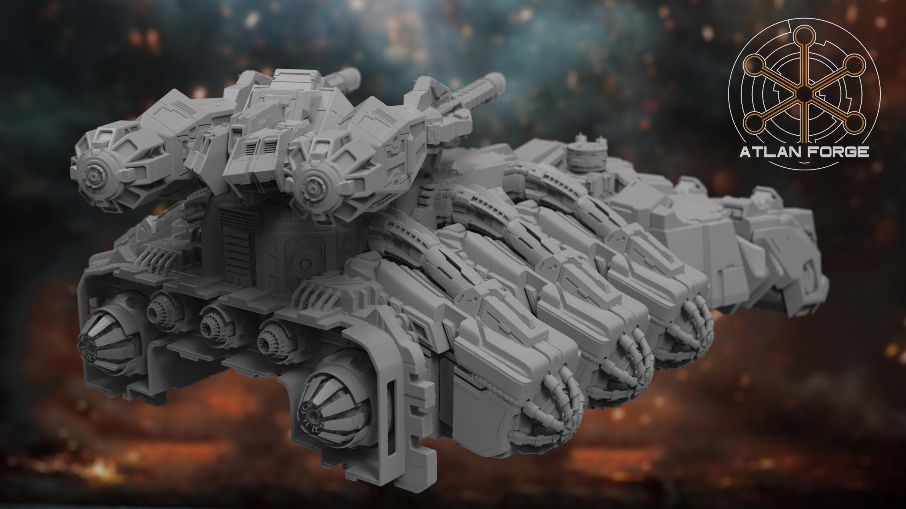 Megatherium Battle Tank 32mm sci-fi fantasy miniature for tabletop games grimdark RPGs dnd wargaming miniature dungeons and dragons