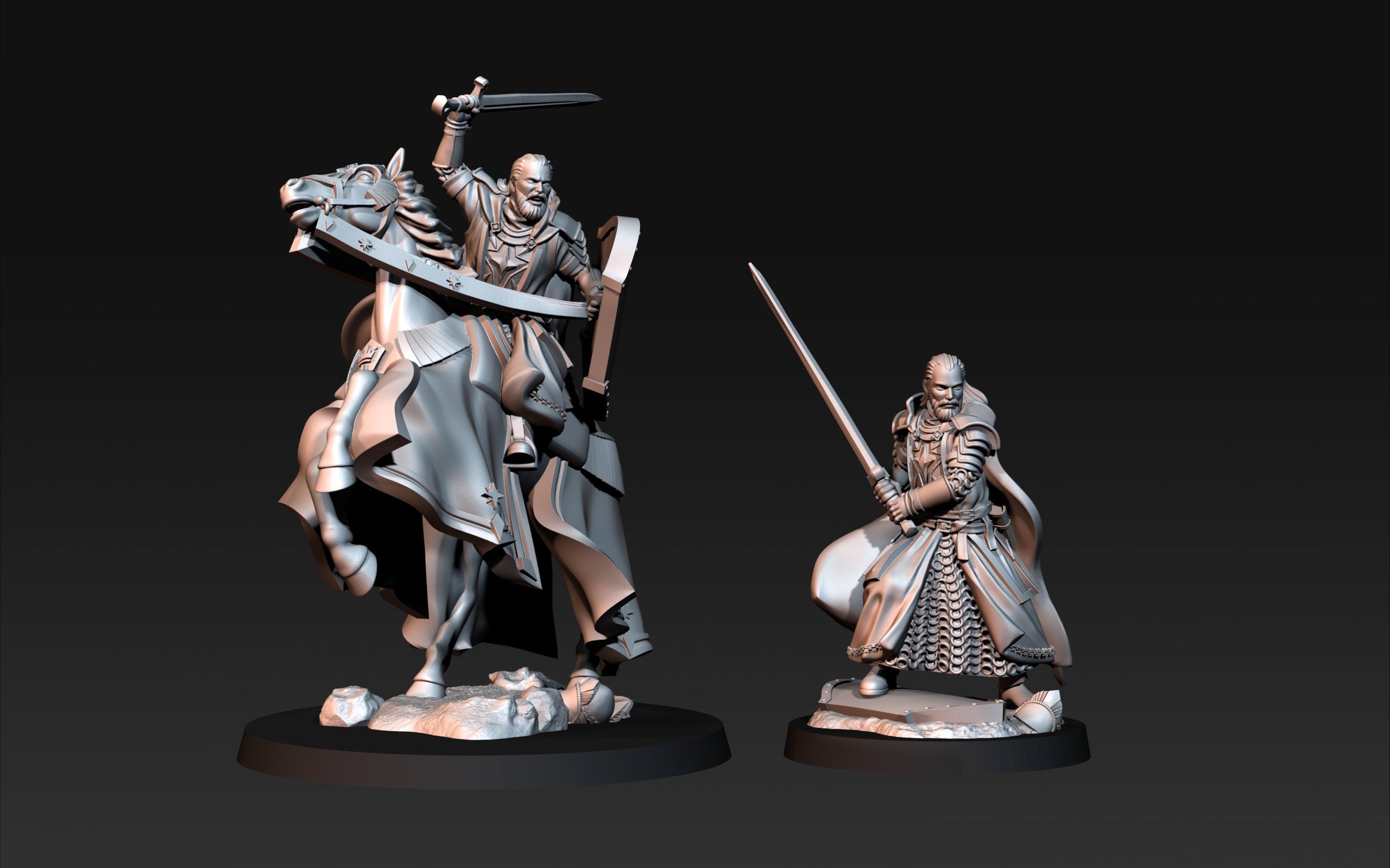 High Human King 28mm dnd miniature dungeon and dragons fantasy wargaming miniature  tabletop wargame  fantasy miniature for painting gift