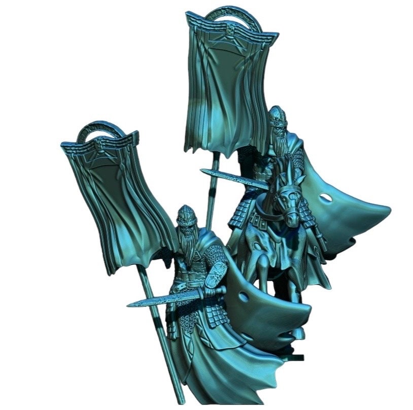 Dead Men Traitors Undead banner 28mm miniature dungeon and dragons fantasy wargaming miniature tabletop fantasy wargame miniature painting
