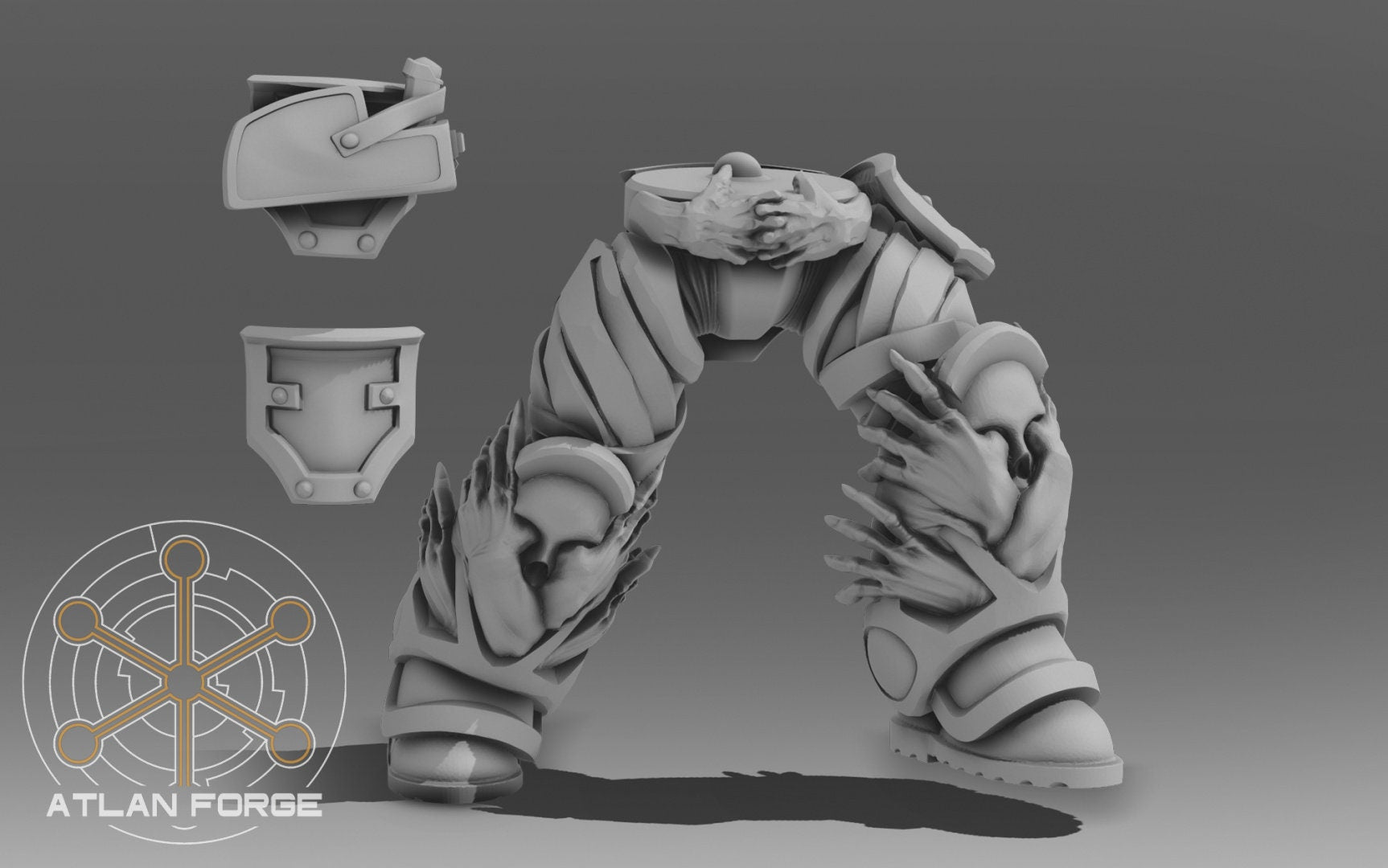 Manus Mortis Amputator 32mm wargame fantasy miniature dnd wargaming miniature dungeons and dragons painting gift RPG tabletop minis