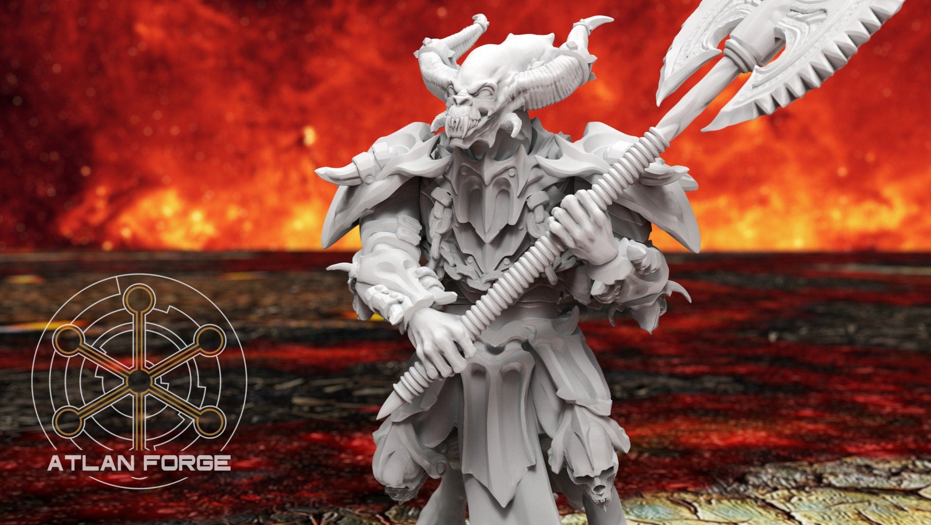 Demons of hades 32mm sci-fi fantasy miniature for tabletop games grimdark RPGs wargaming miniature dungeons and dragons painting